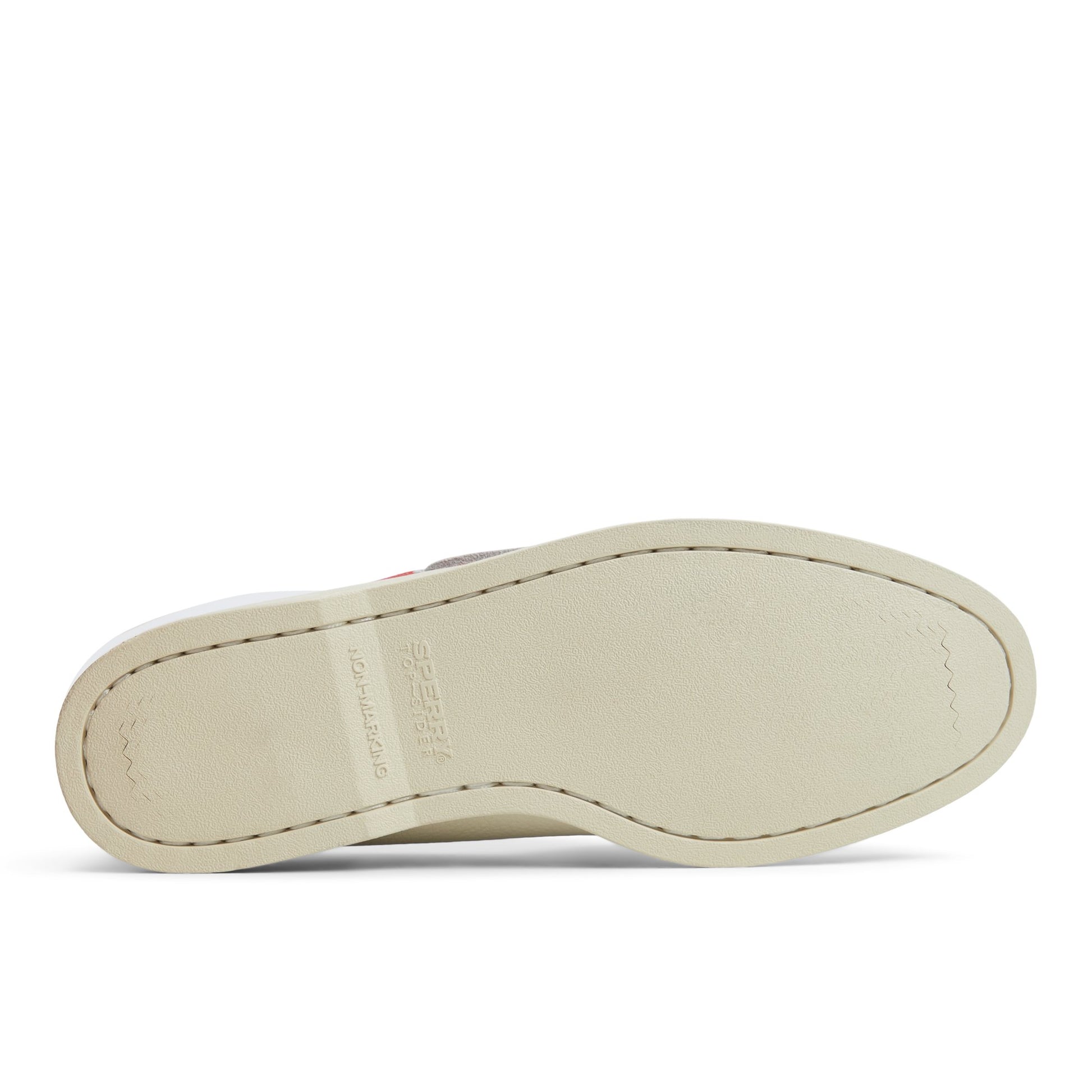 Close-up of the Red/White Authentic Original™ 2-Eye Boat Shoe Boat Shoes