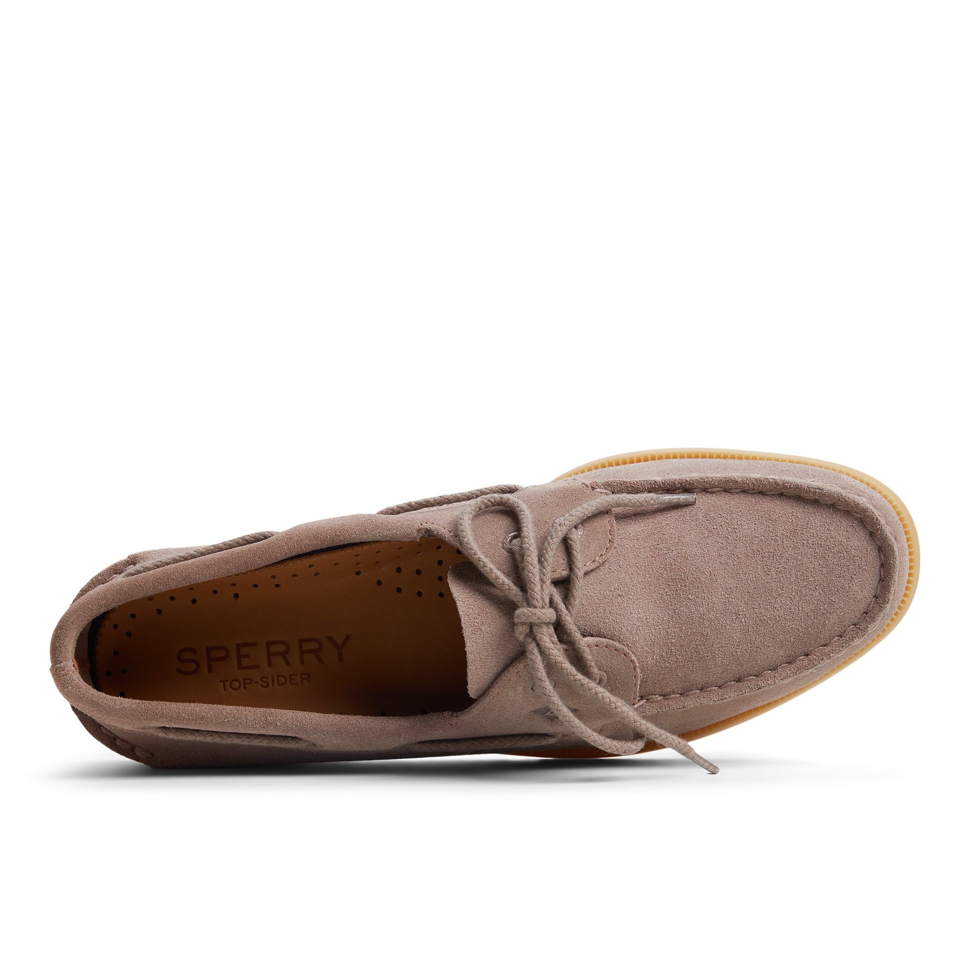 Top-down view of the Light Purple Authentic Original™ 2-Eye Boat Shoe Boat Shoes