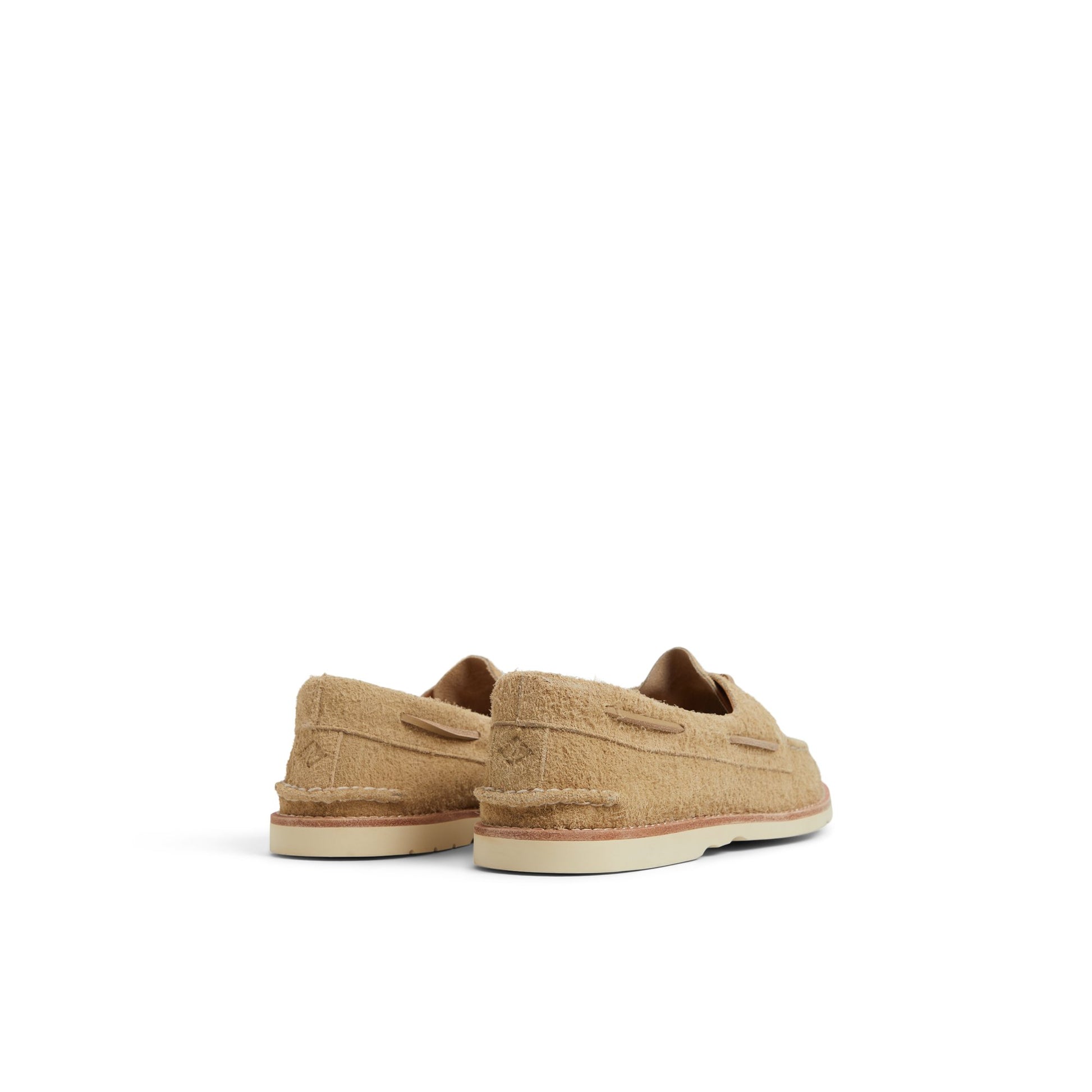 Three-quarter angle of Sand Authentic Original™ 2 Eye Ripple Boat Shoe Boat Shoe's front side