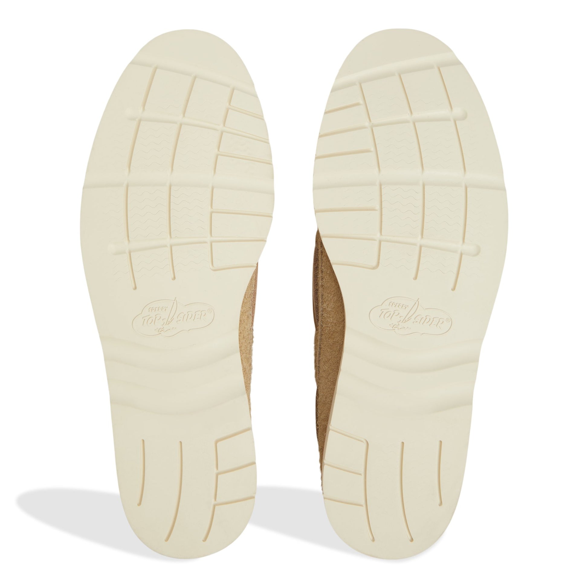 Close-up of the Sand Authentic Original™ 2 Eye Ripple Boat Shoe Boat Shoe