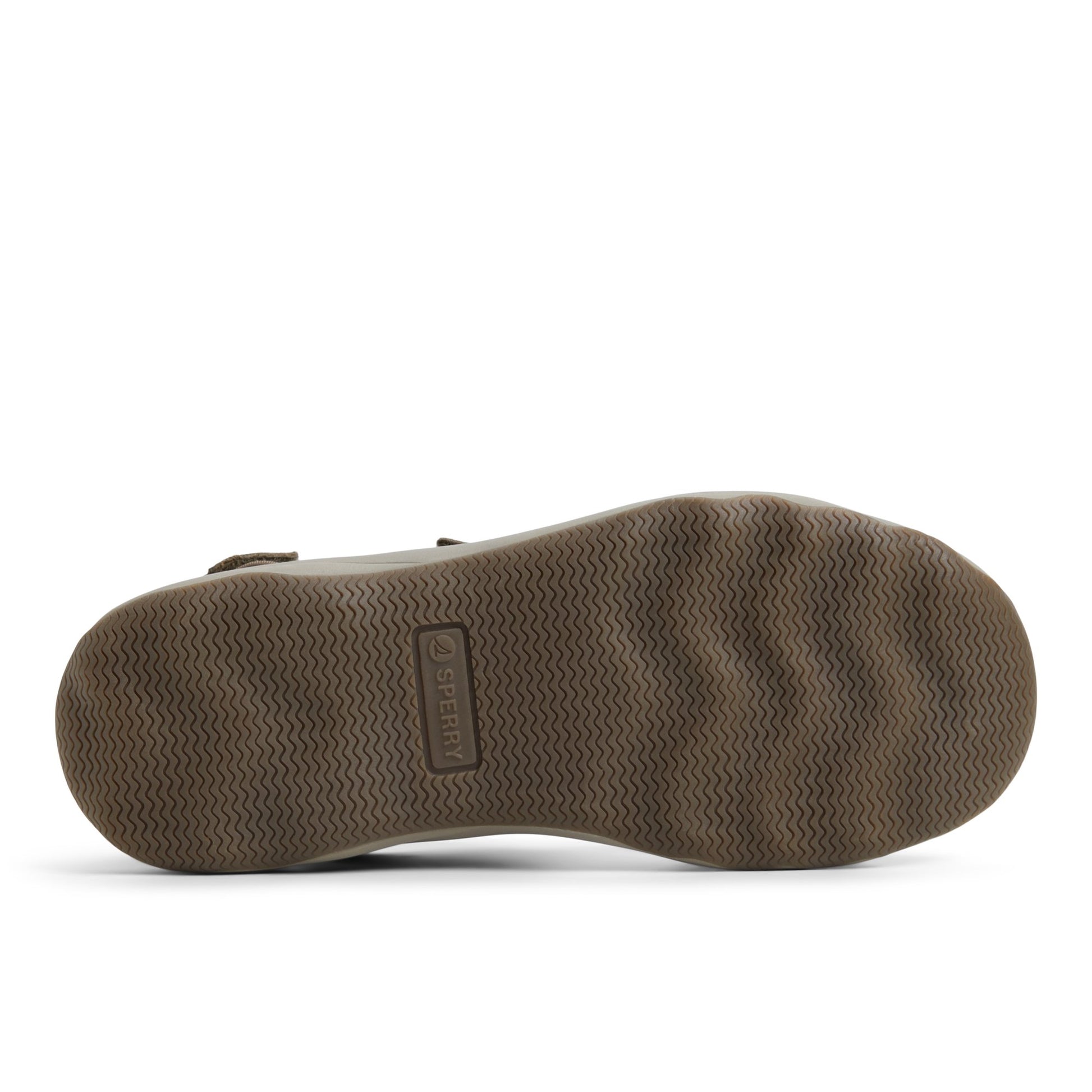 Close-up of the Olive Deltona Strap Sandal Slide Sandals