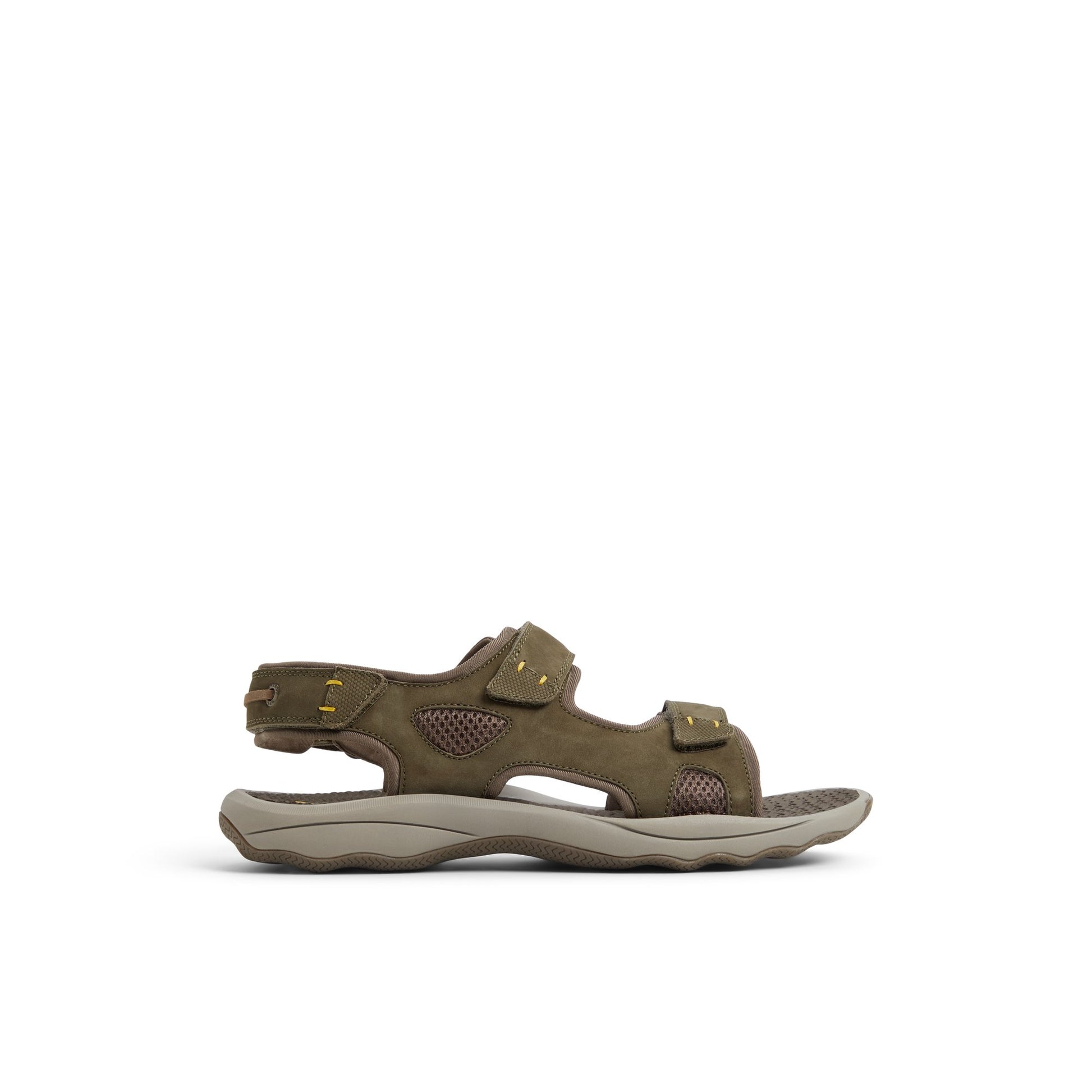 Main View of Olive Deltona Strap Sandal Slide Sandals for Mens