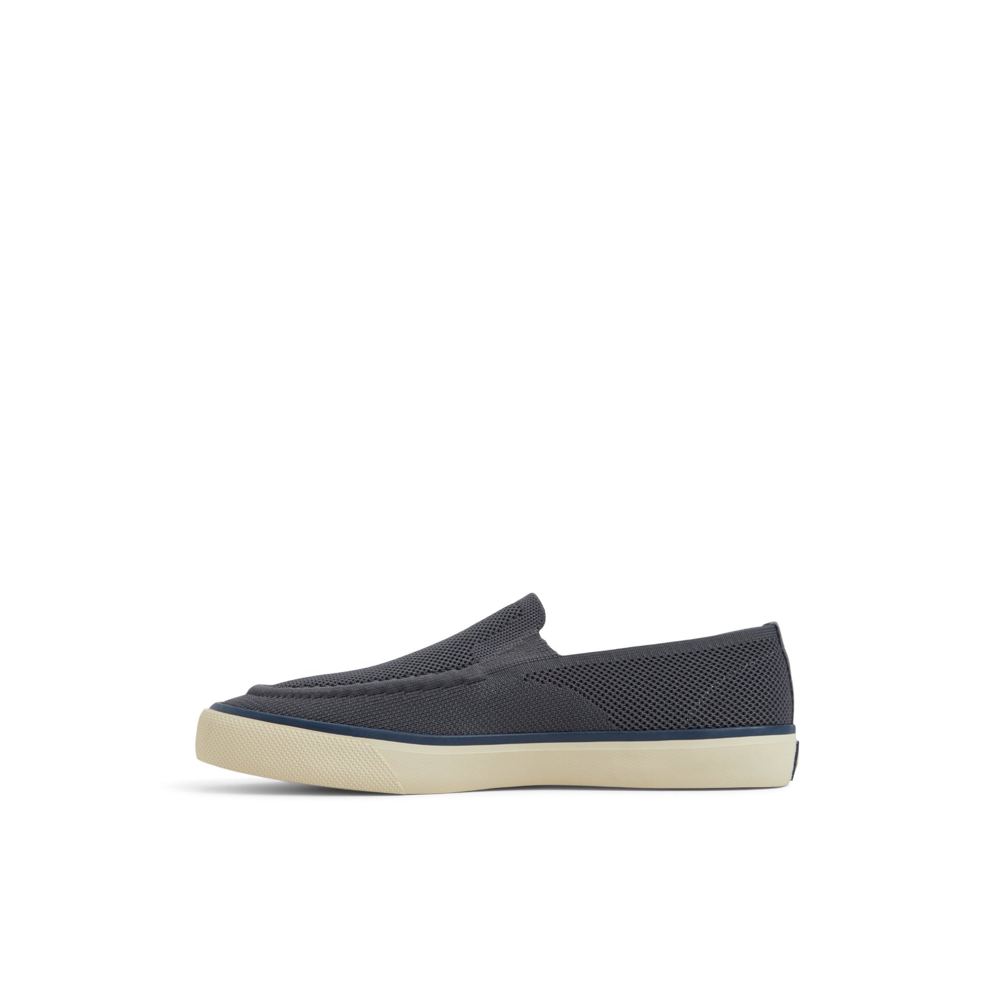 Three-quarter angle of Navy Fly Bridge Slip-on Sneakers Loafers's back side
