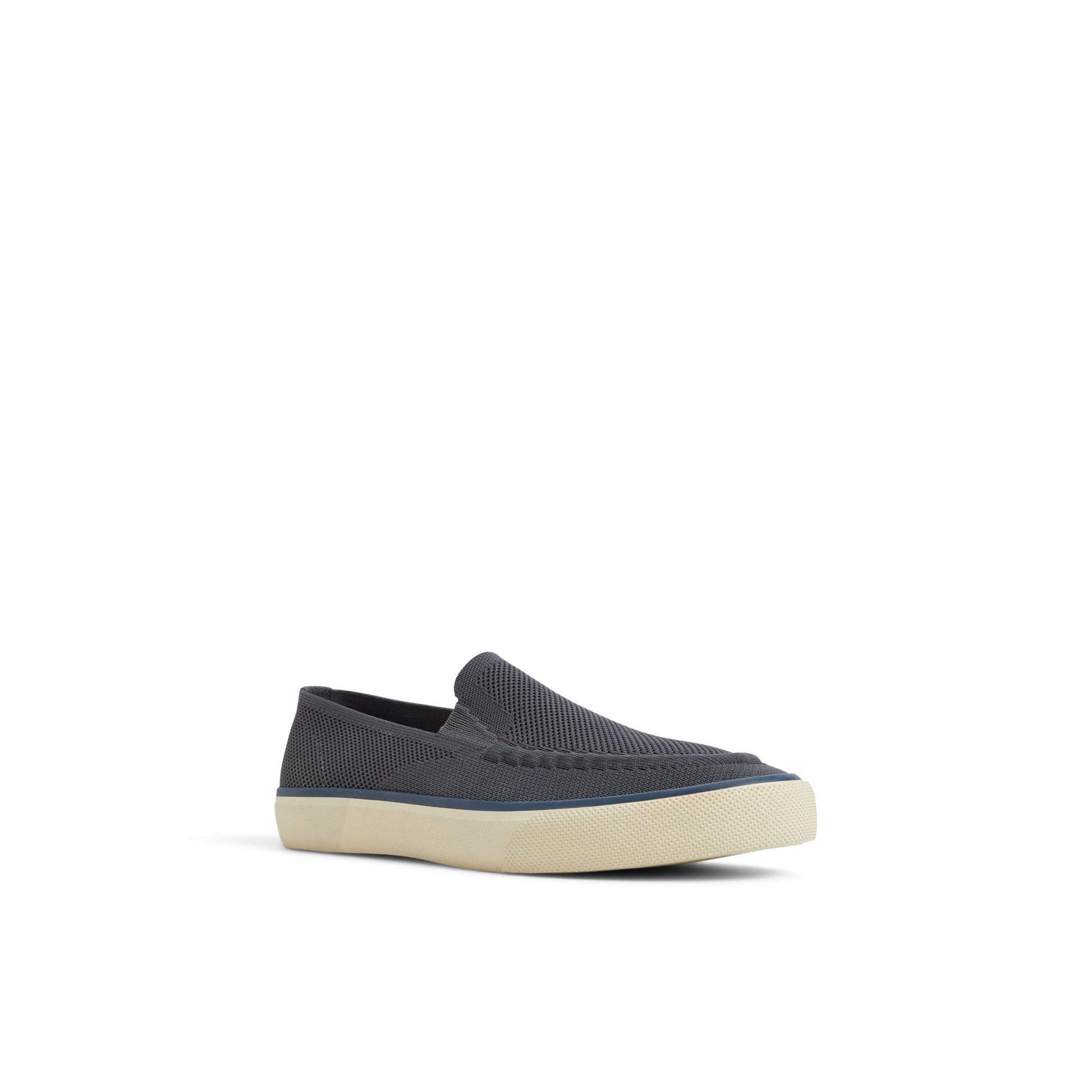 Side view of Navy Fly Bridge Slip-on Sneakers Loafers