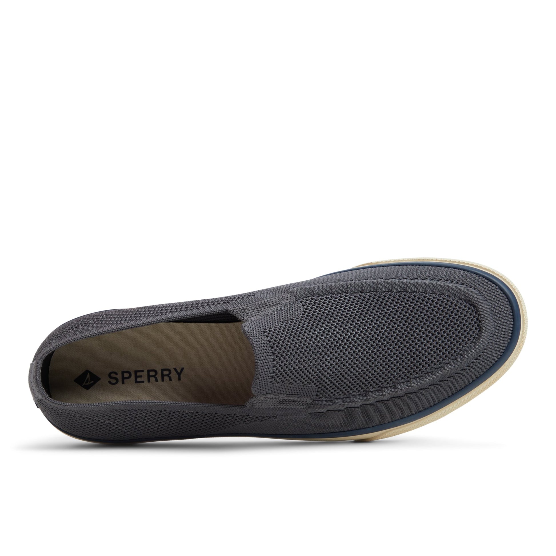 Top-down view of the Navy Fly Bridge Slip-on Sneakers Loafers