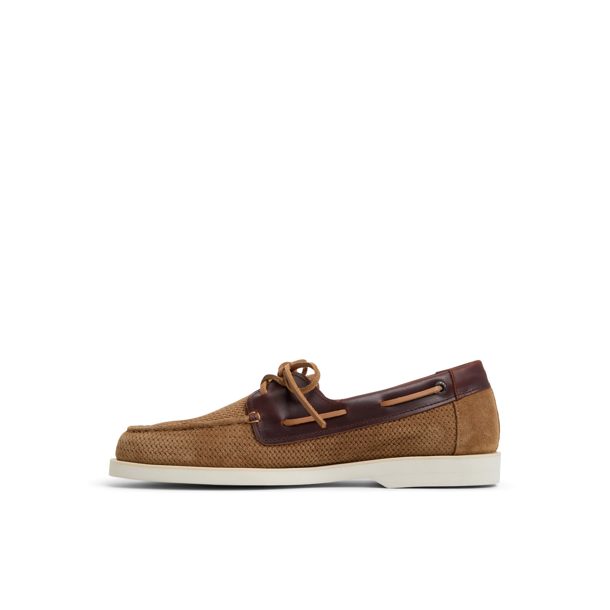 Three-quarter angle of Brown Authentic Original™ 2 Eye Summer Boat Shoe Boat Shoes's back side