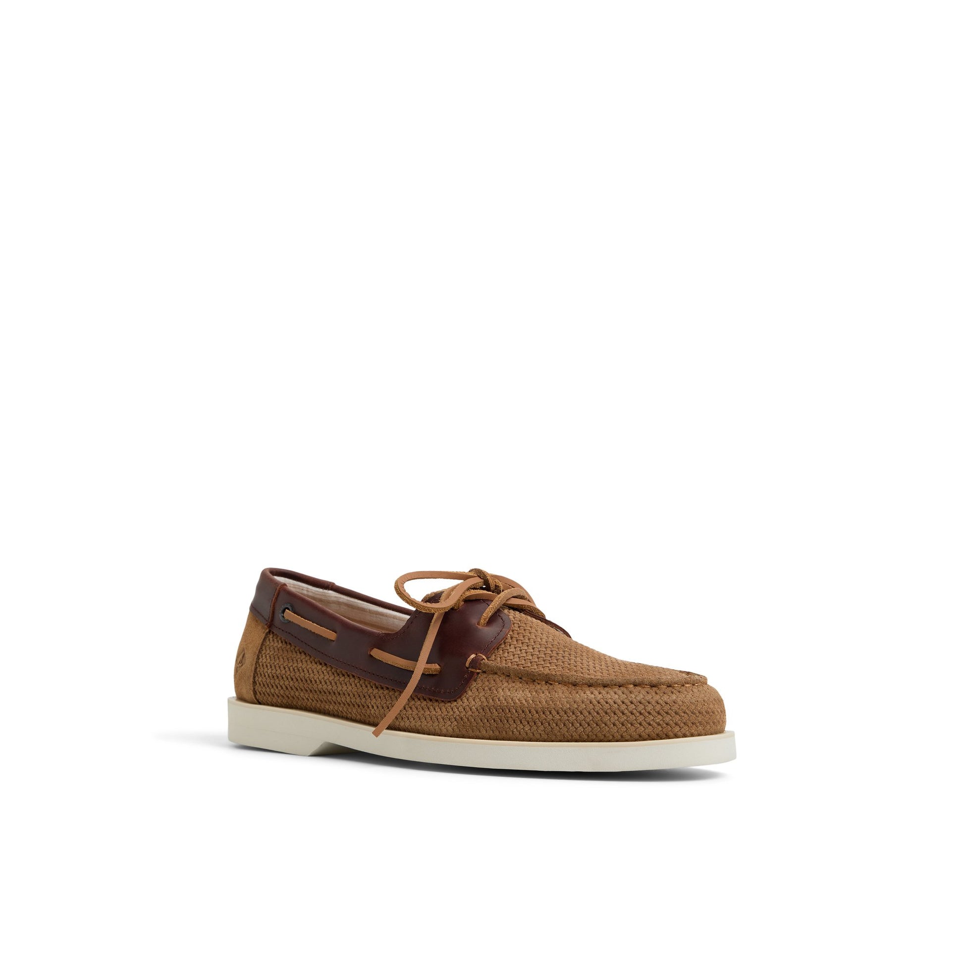 Side view of Brown Authentic Original™ 2 Eye Summer Boat Shoe Boat Shoes