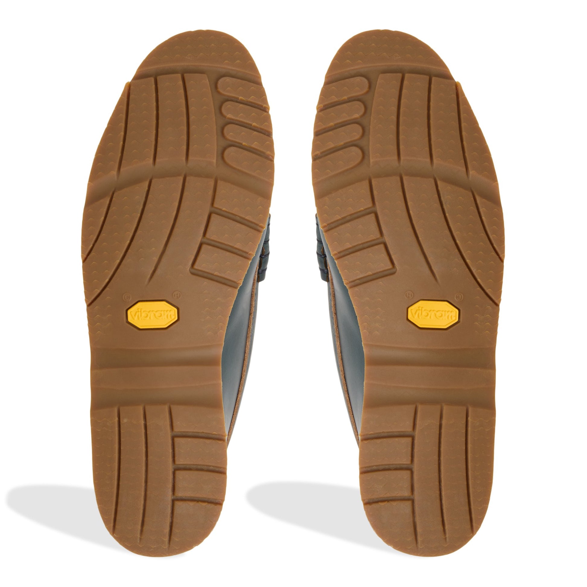 Close-up of the Navy Gold Cup™ Made in Maine Penny Loafer Penny Loafer