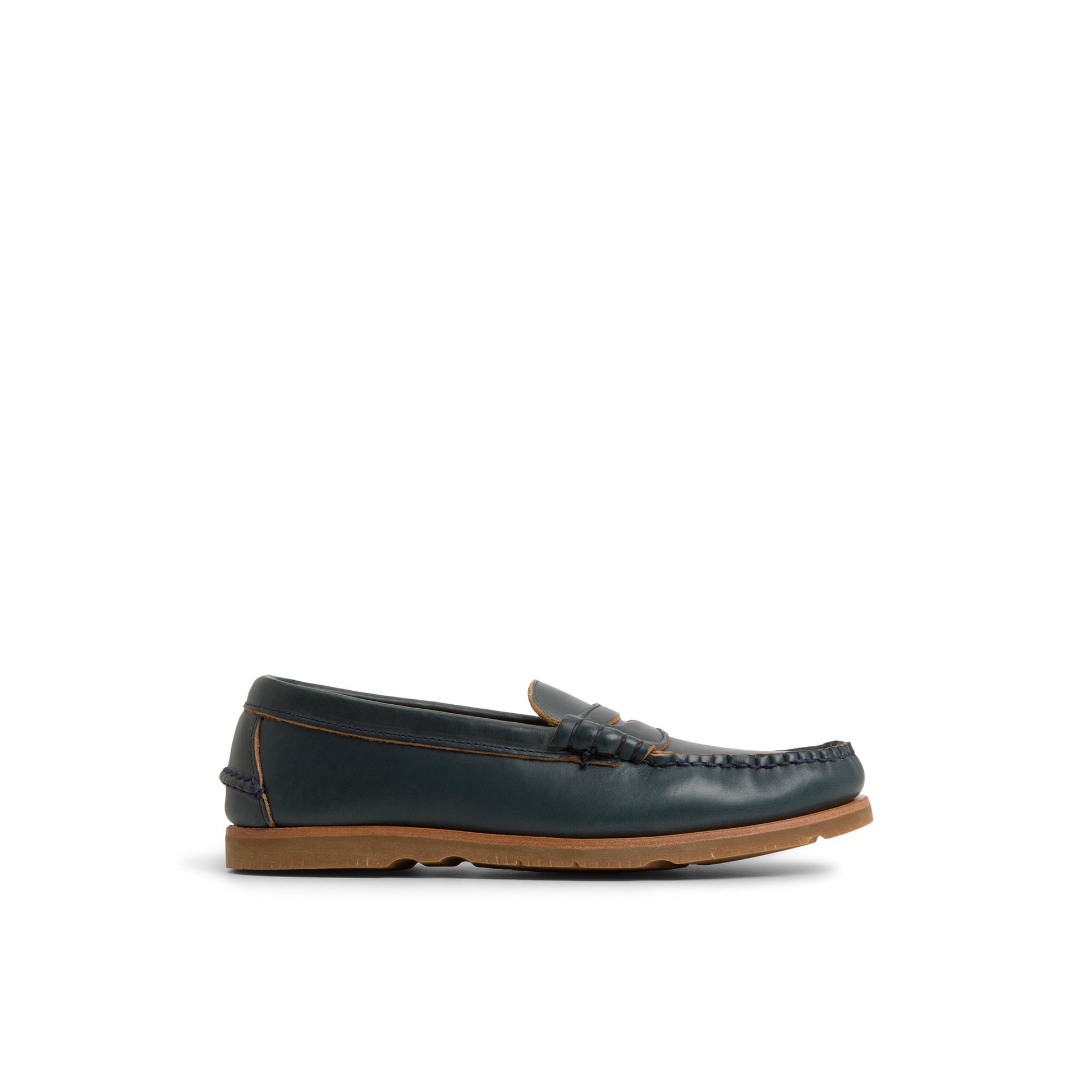 Main View of Navy Gold Cup™ Made in Maine Penny Loafer Penny Loafer for Mens