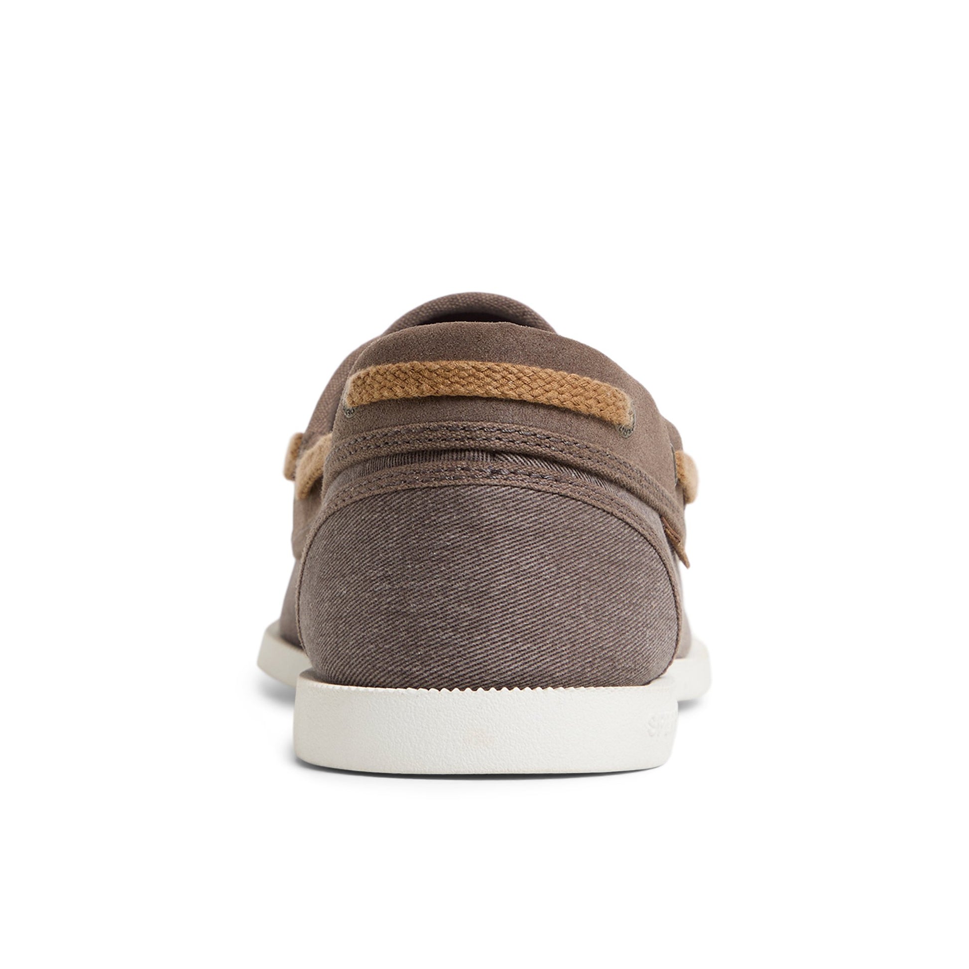 Three-quarter angle of Dark Brown Helmsman Boat Shoe Boat Shoe's front side