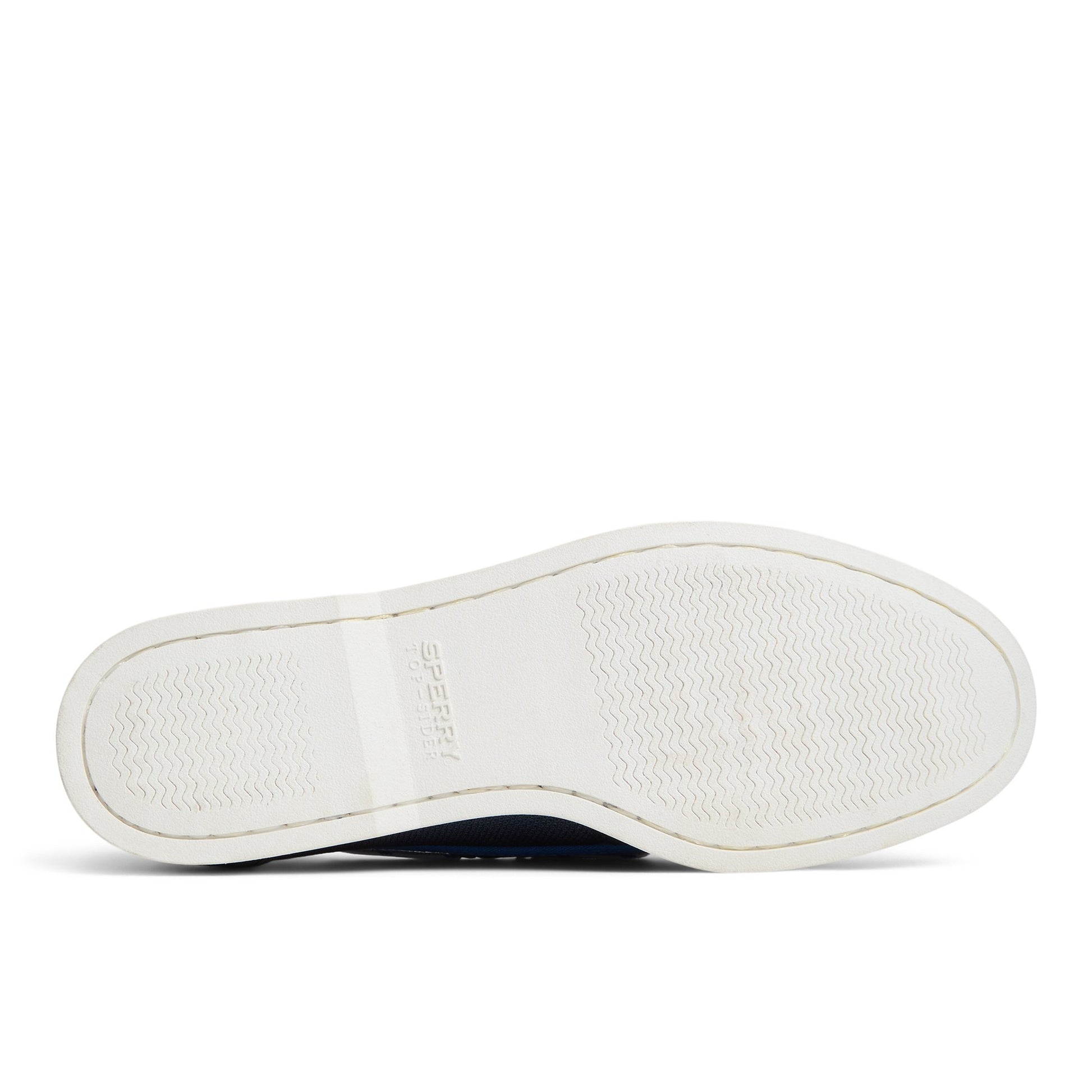 Close-up of the Blue Combo Helmsman Boat Shoe Boat Shoe