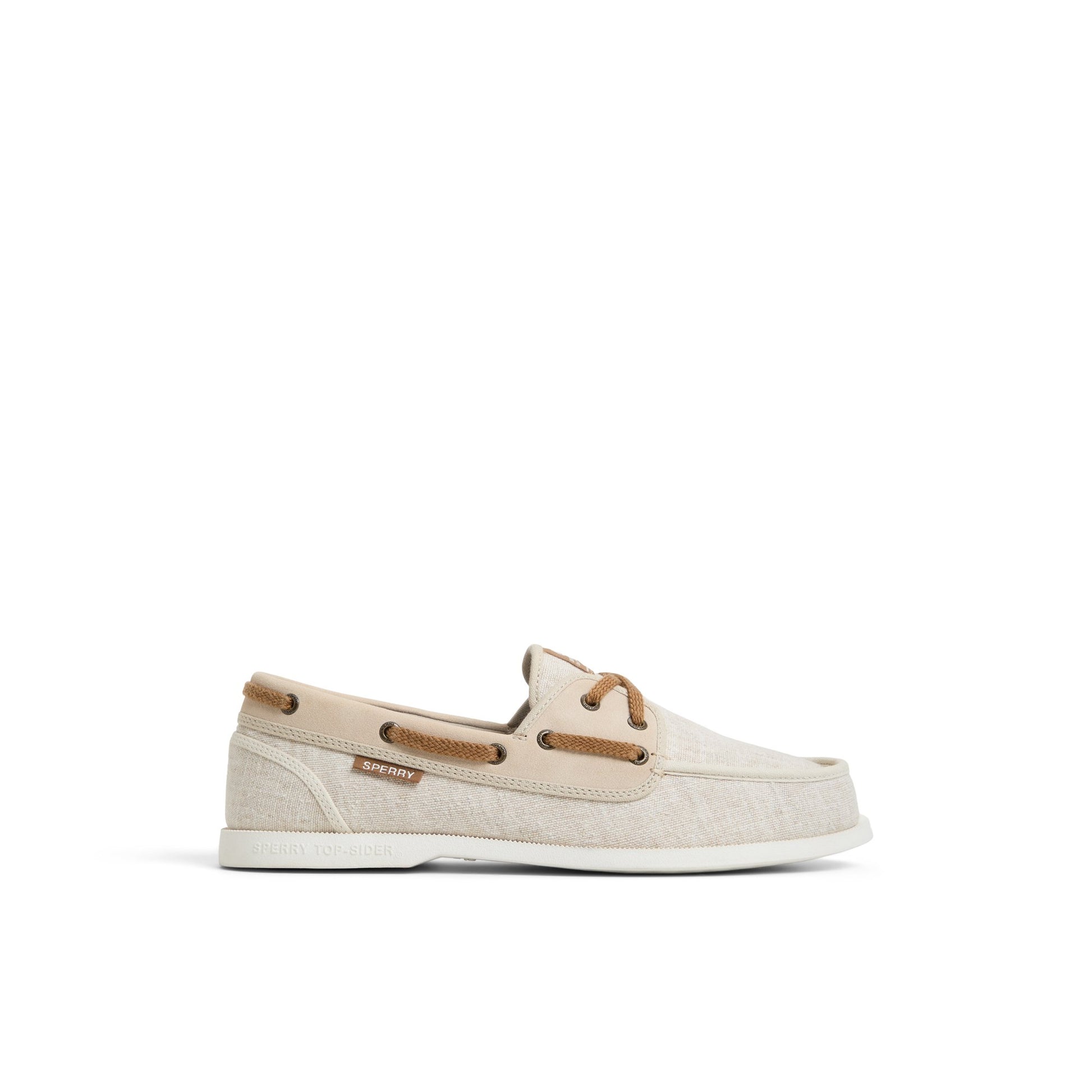 Main View of Natural Helmsman Boat Shoe Boat Shoe for Mens