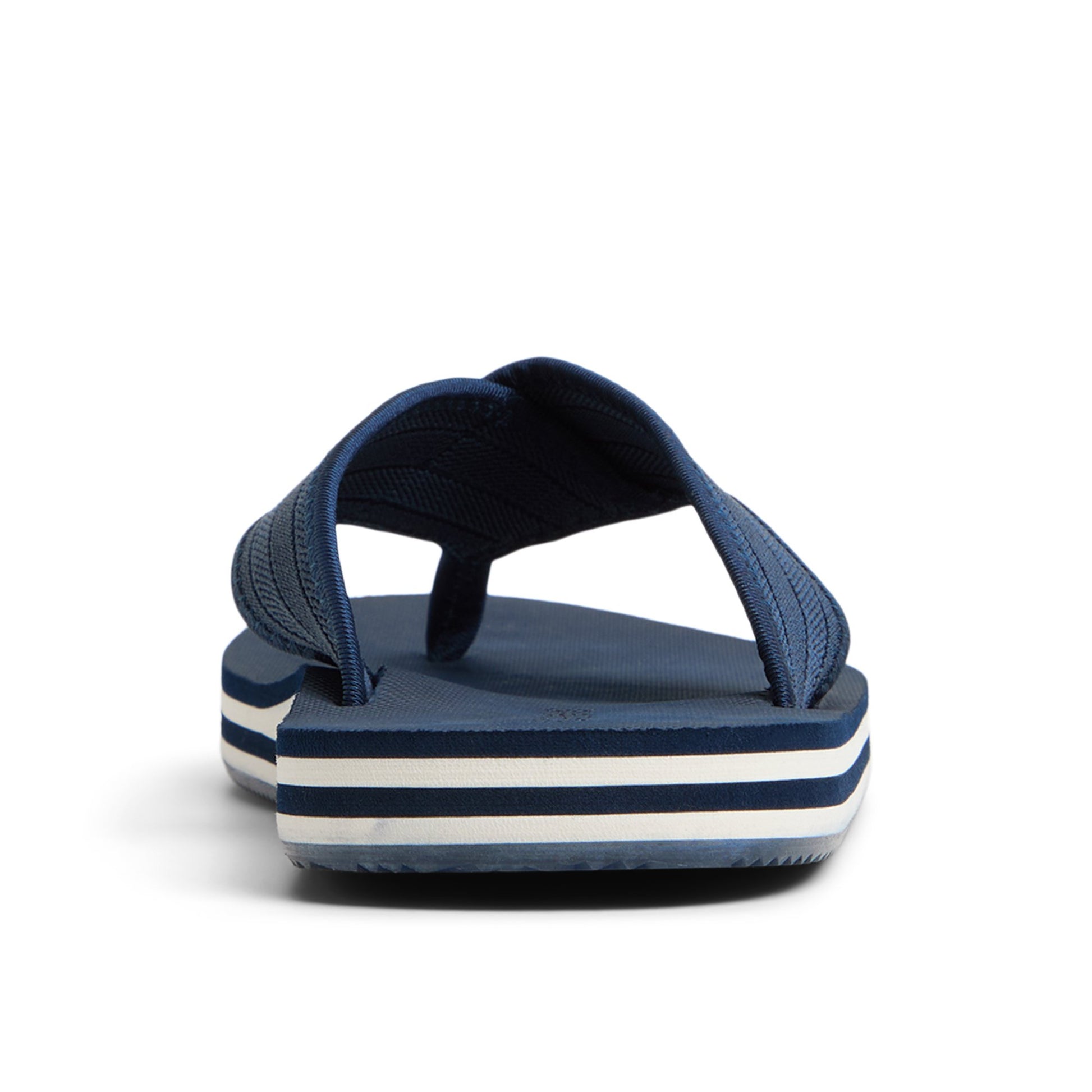 Three-quarter angle of Navy Beacon Sandals Flip Flop Thong Sandals's front side