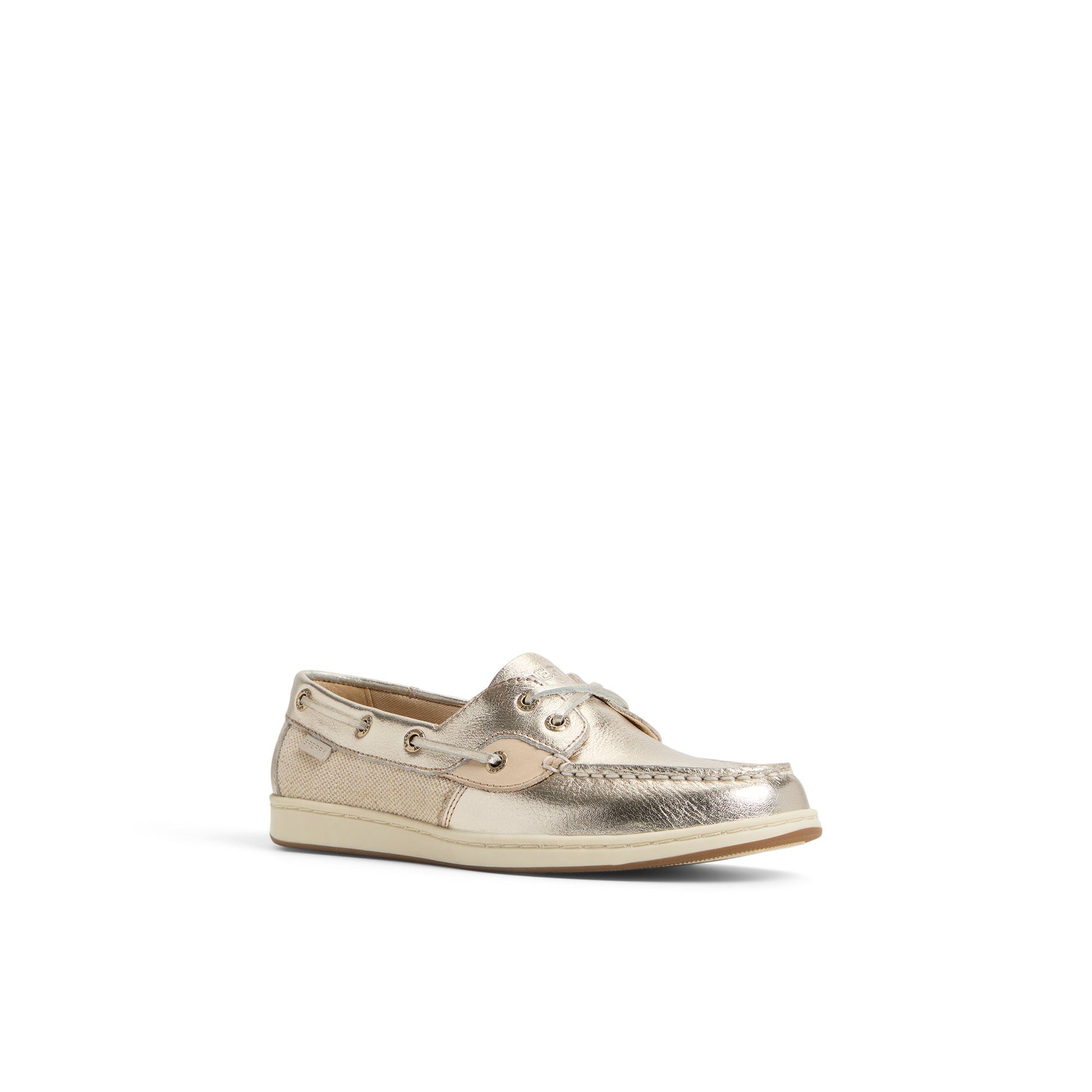 Side view of Gold Coastfish 2 Eye Boat Shoe Boat Shoes