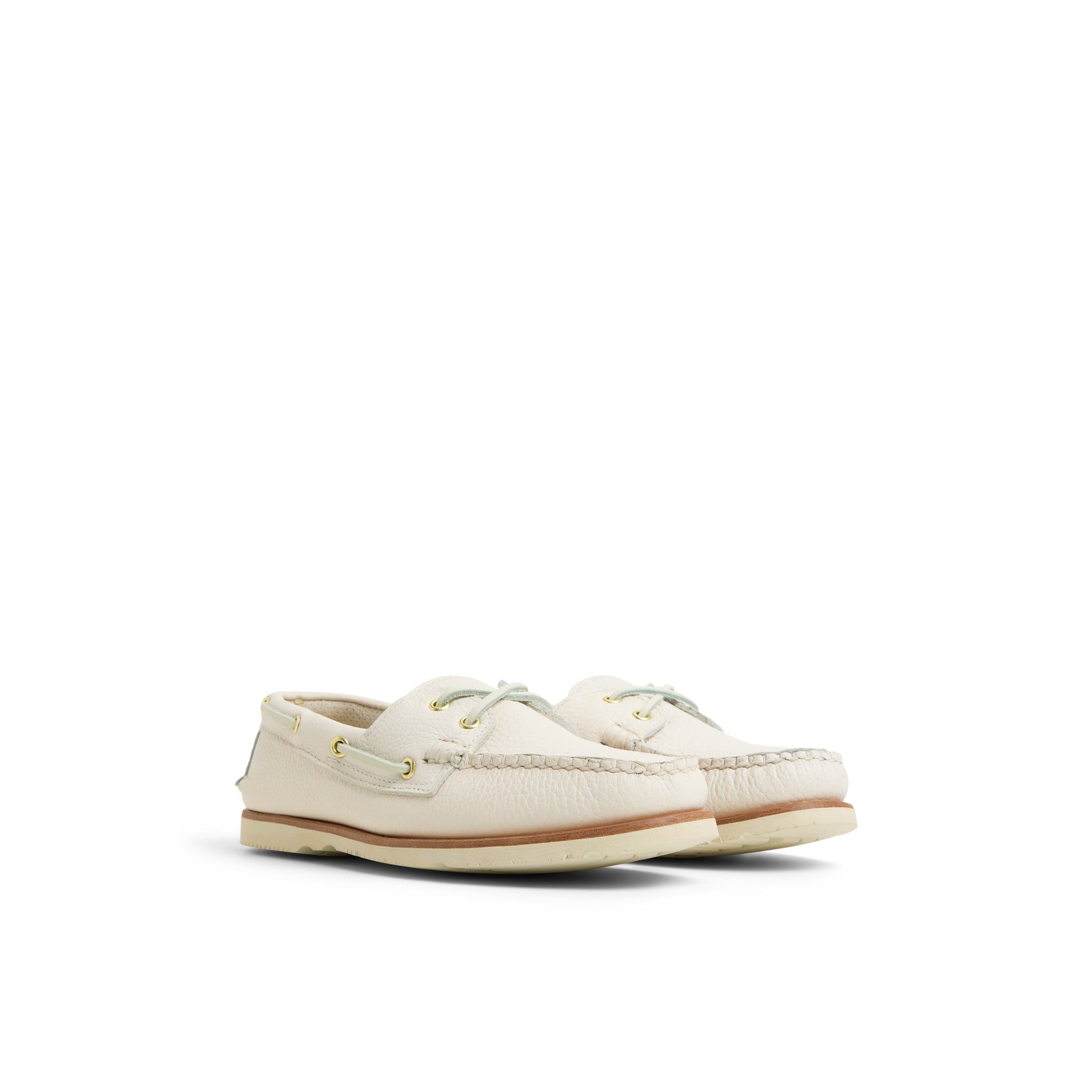 Side view of Ice Authentic Original™ Made in Maine 2 Eye Boat Shoe Boat Shoes