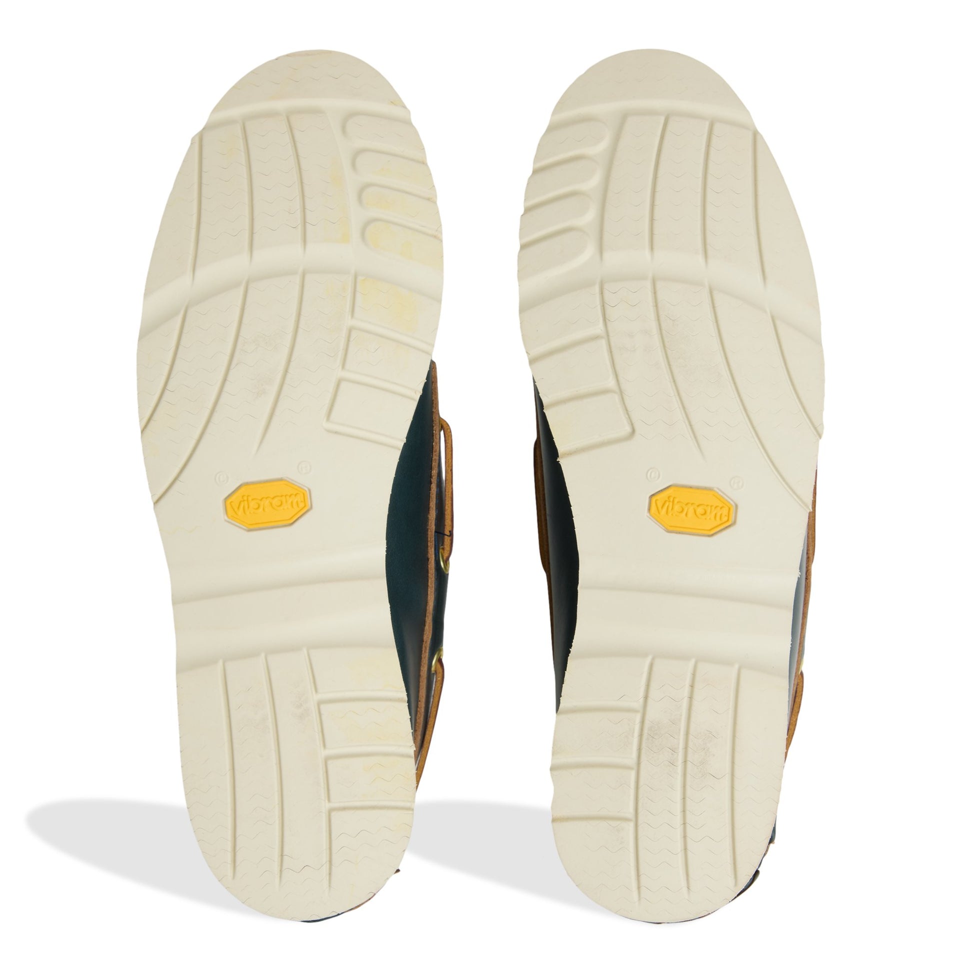 Close-up of the Navy Authentic Original™ Made in Maine 2 Eye Boat Shoe Boat Shoes