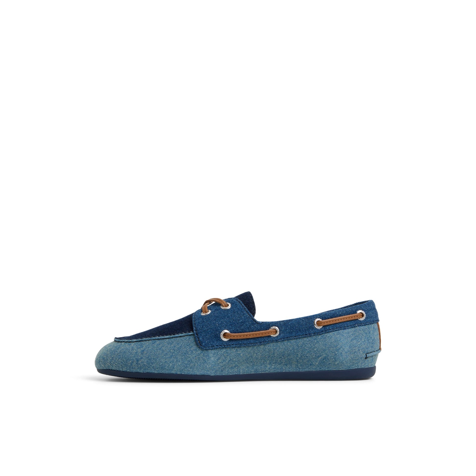 Three-quarter angle of Denim Slim Boat Shoe Boat Shoes's back side