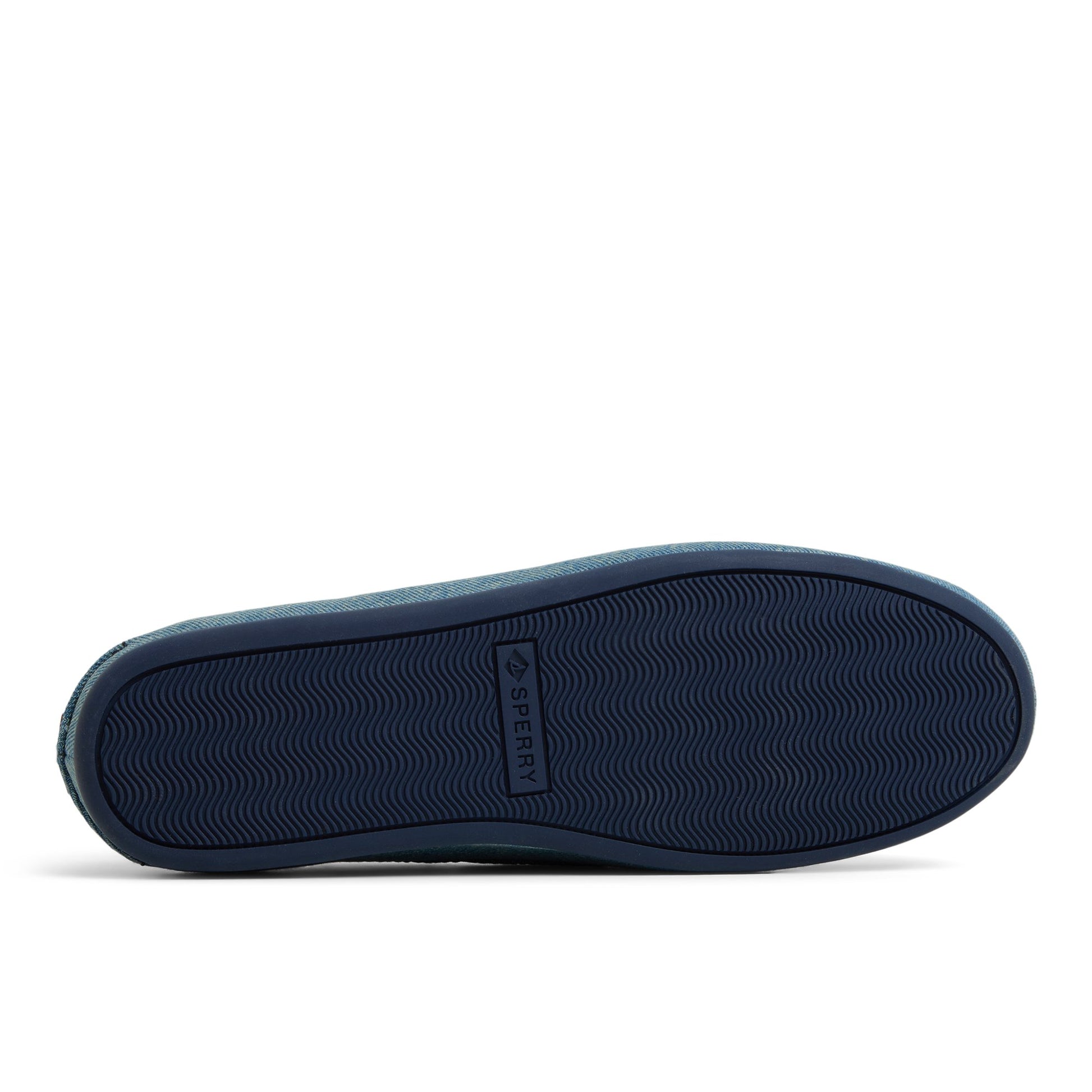 Close-up of the Denim Slim Boat Shoe Boat Shoes