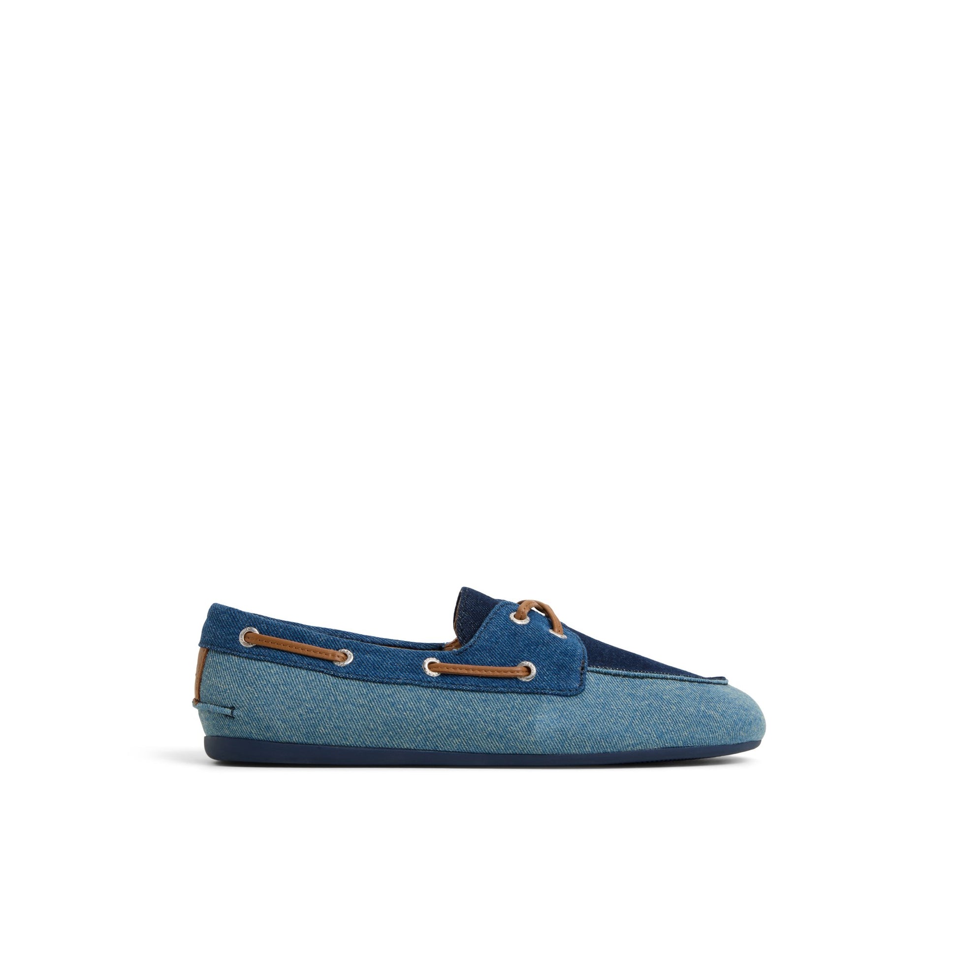 Main View of Denim Slim Boat Shoe Boat Shoes for Womens
