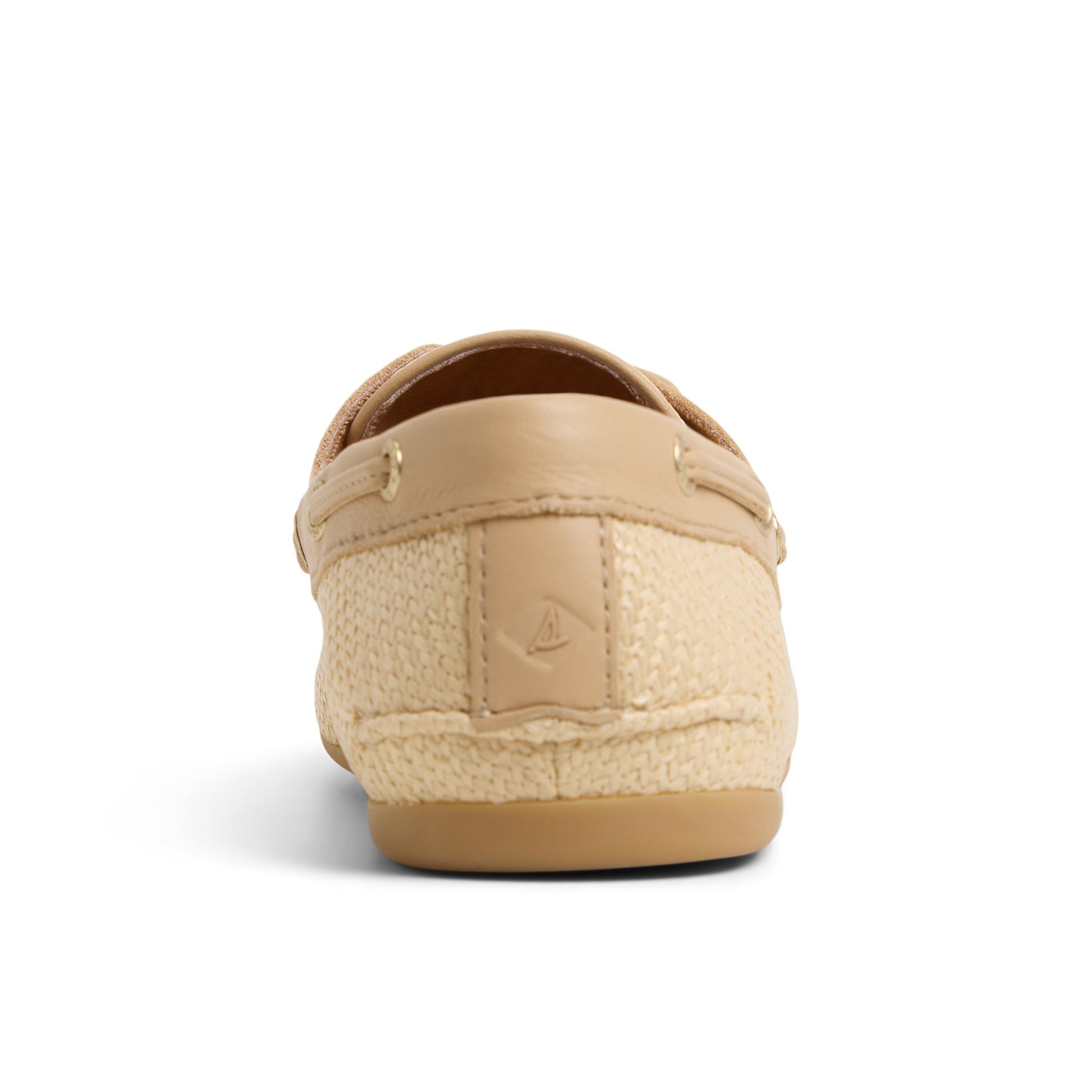Three-quarter angle of Natural Slim Boat Shoe Boat Shoes's front side