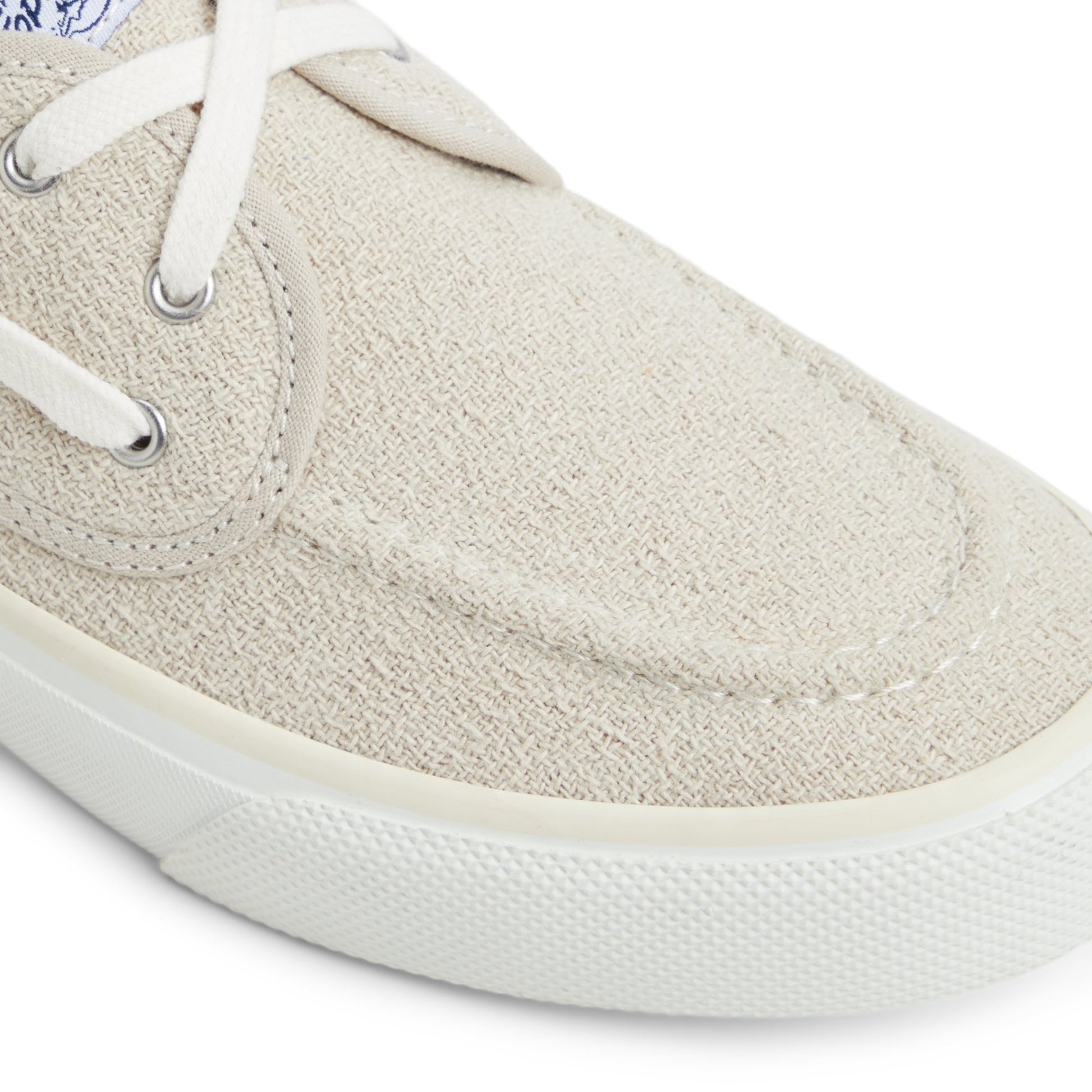 View of Taupe Sea Mate Boat Shoe Sneaker Boat Shoe Sneaker's sole