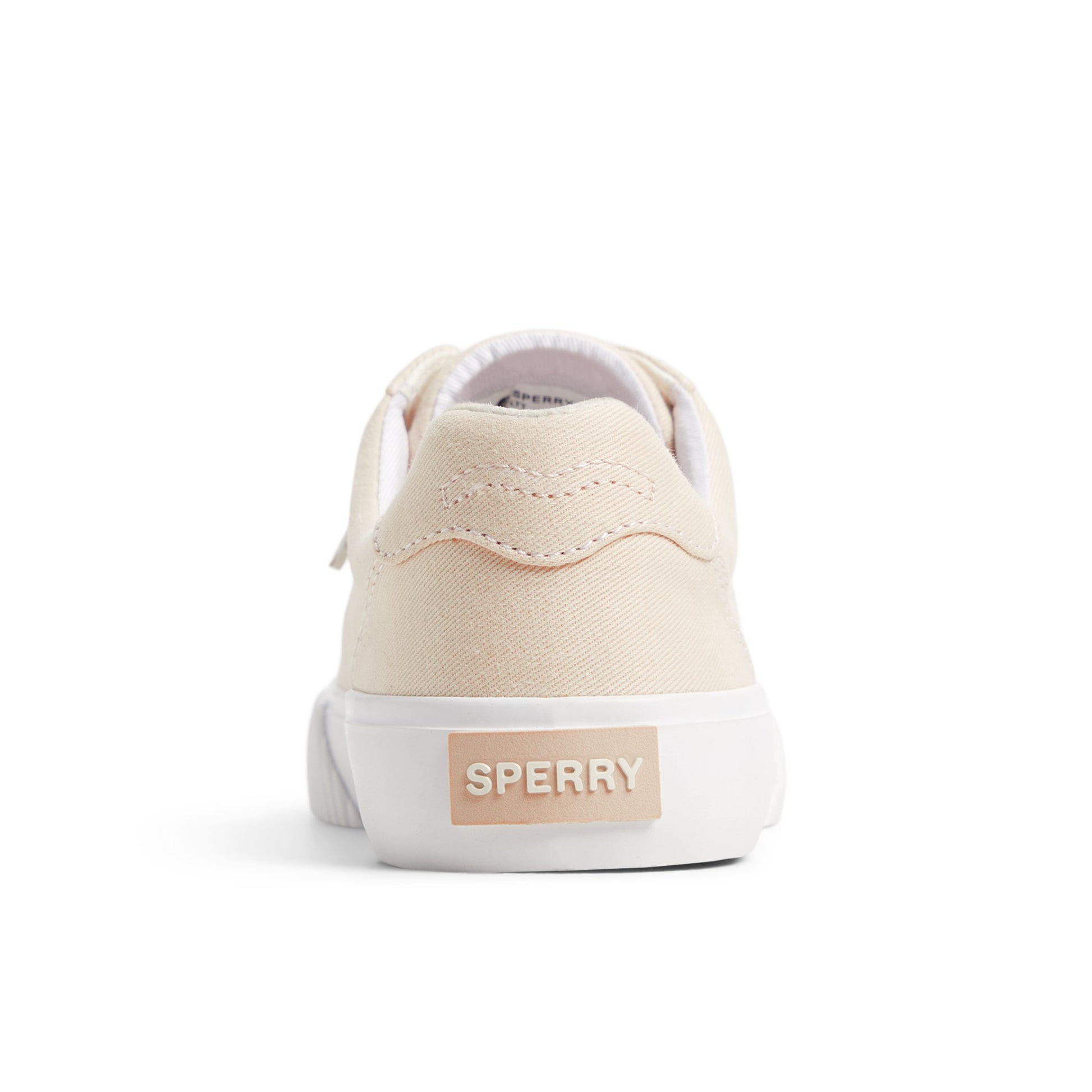Three-quarter angle of Light Pink Bermuda Lace to Toe Sneakers Low Top Sneakers's front side