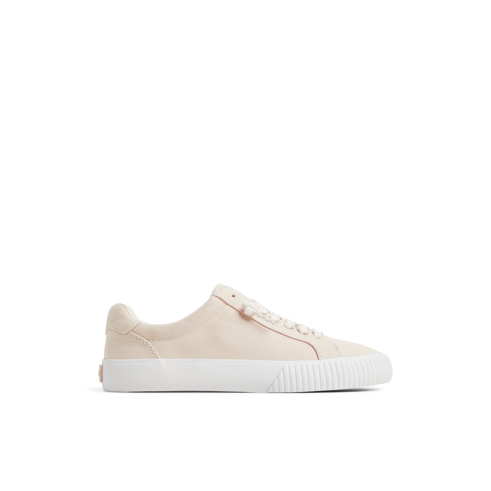Main View of Light Pink Bermuda Lace to Toe Sneakers Low Top Sneakers for Womens
