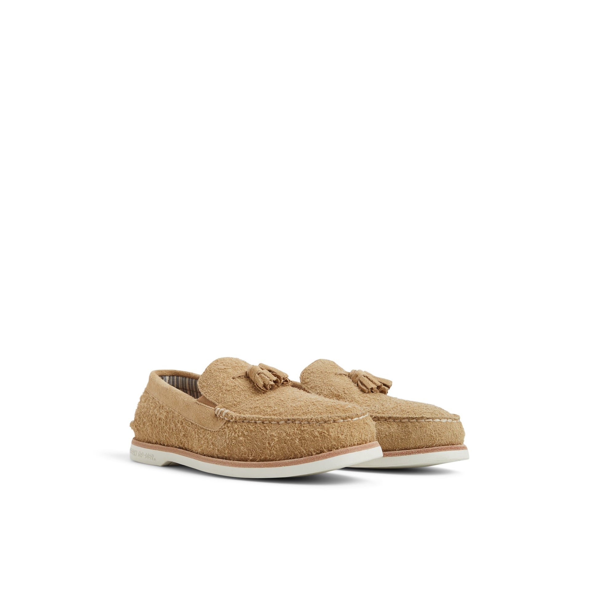 Side view of Sand Authentic Original™ Tassel Loafer Boat Shoes