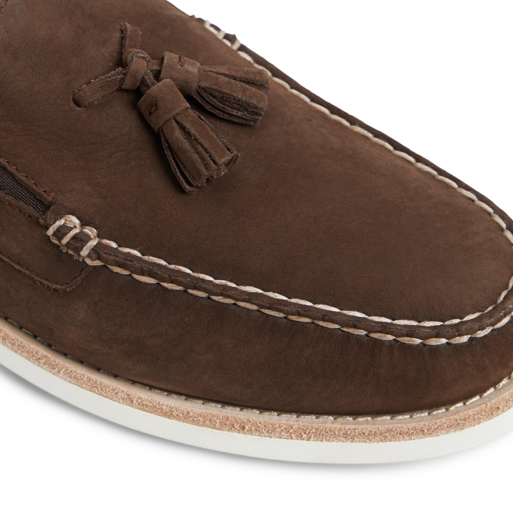 View of Brown Authentic Original™ Tassel Loafer Boat Shoes's sole