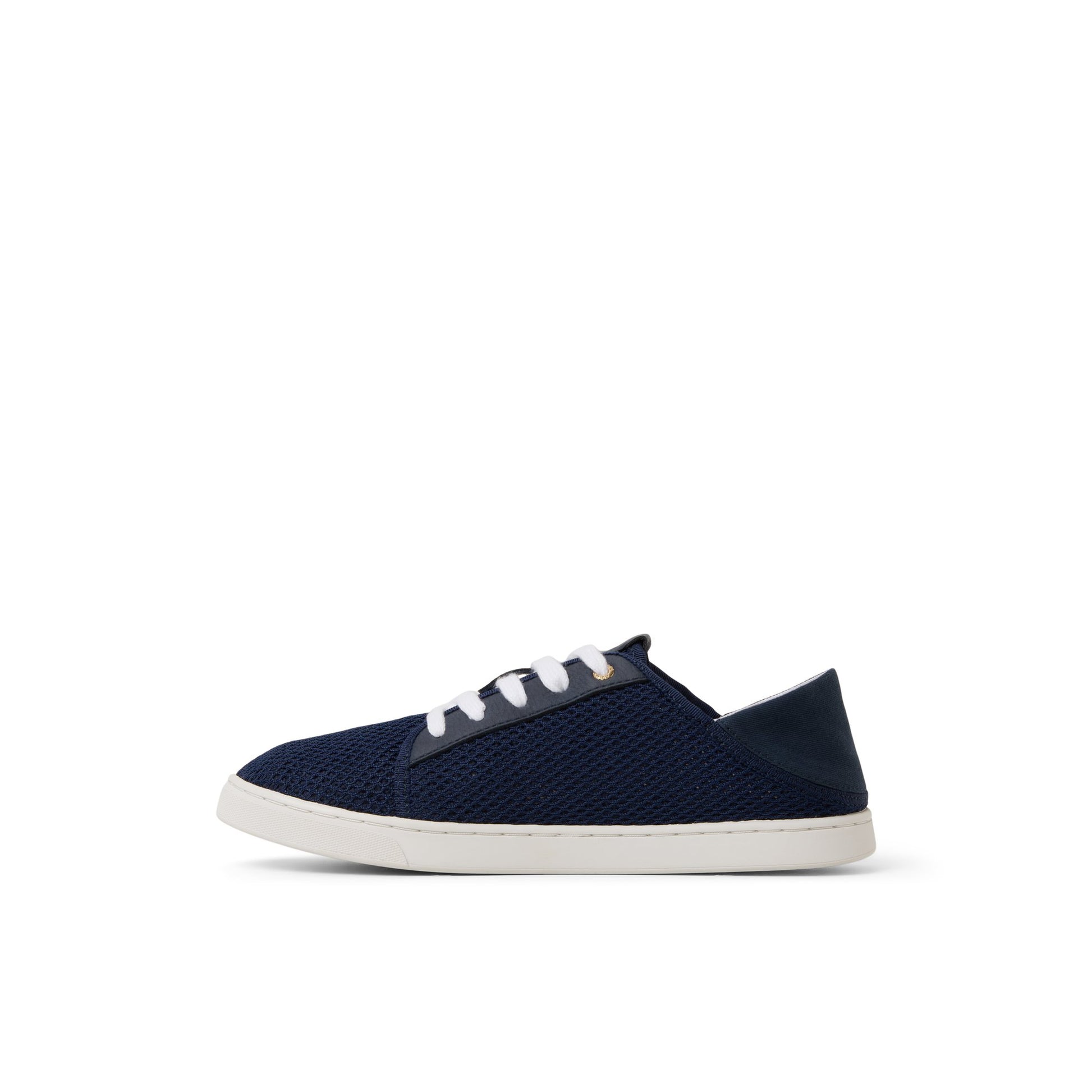 Three-quarter angle of Navy Barbados LTT Sneaker Low Top Sneakers's back side