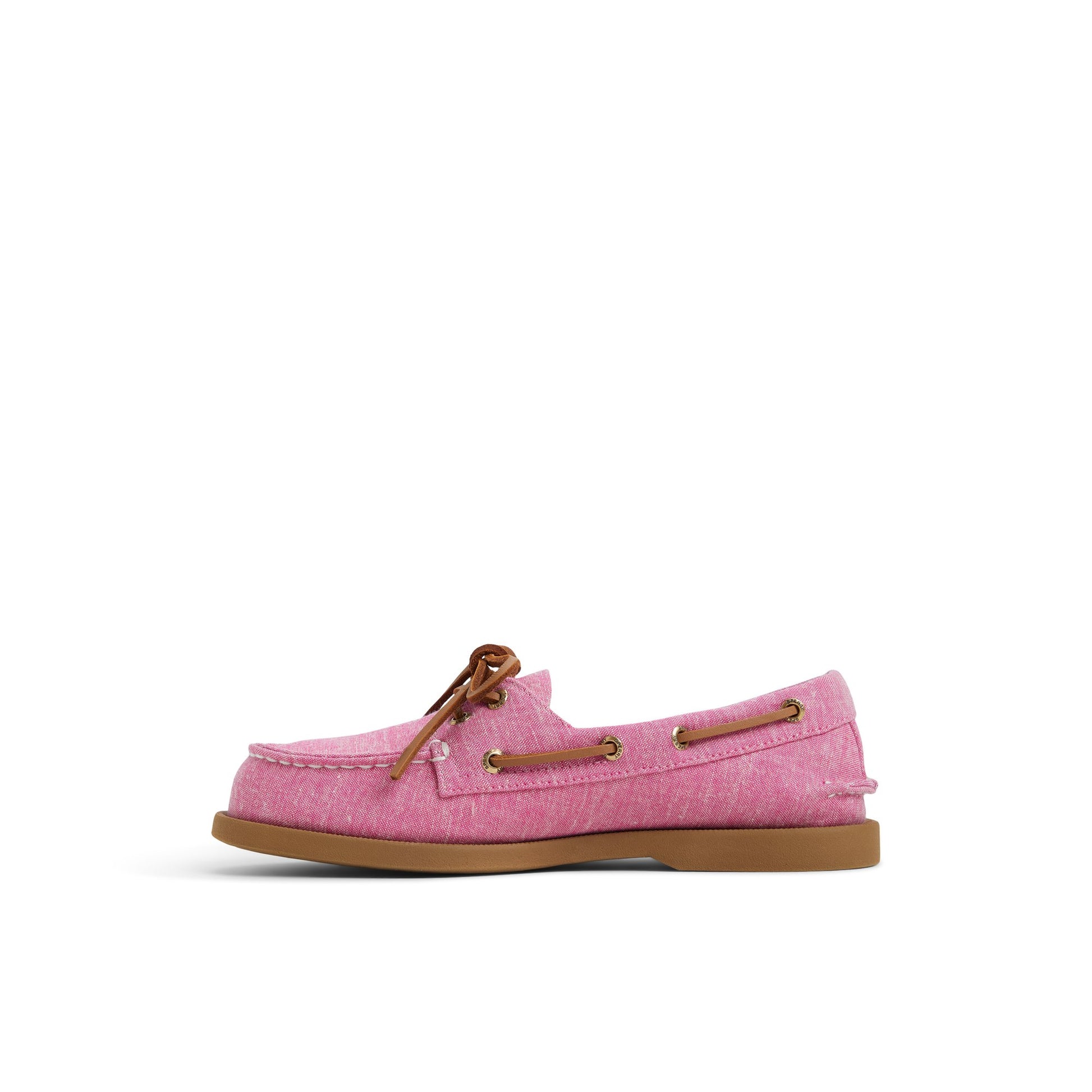 Three-quarter angle of Pink Authentic Original™ 2 Eye Lite Boat Shoe Boat Shoes's back side
