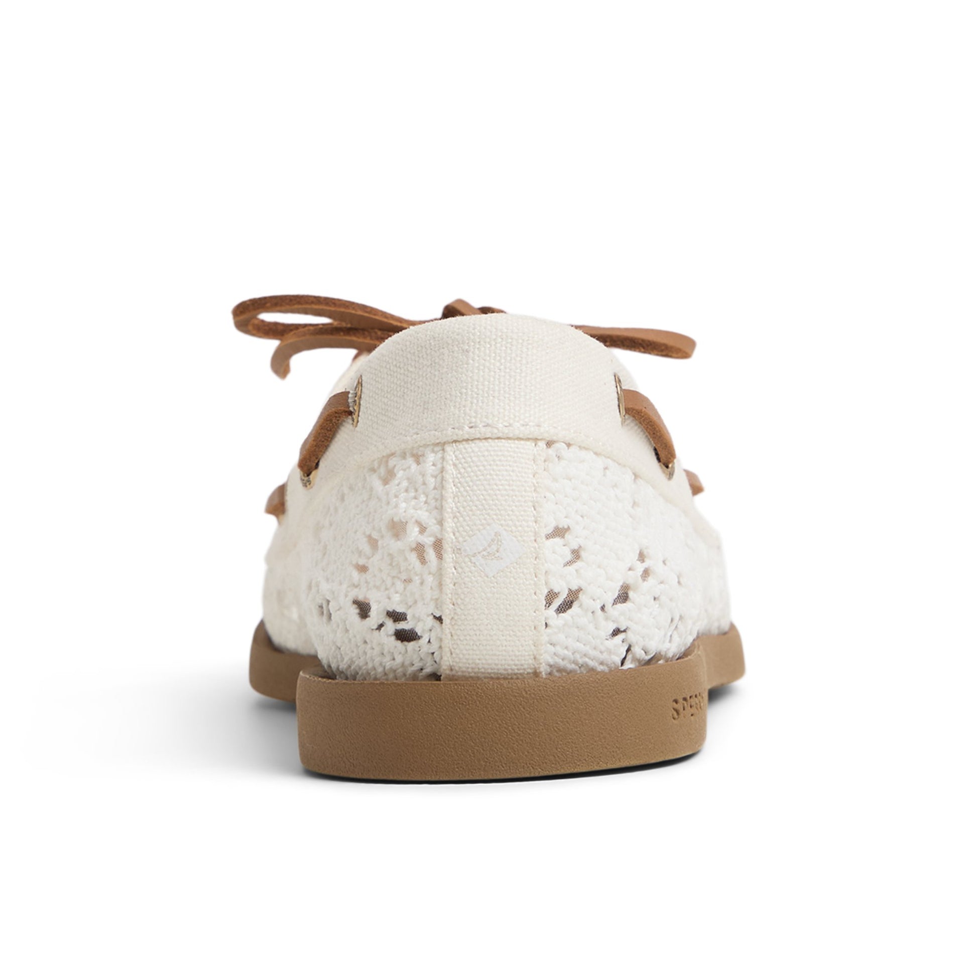 Three-quarter angle of Cream Authentic Original™ 2 Eye Lite Boat Shoe Boat Shoes's front side