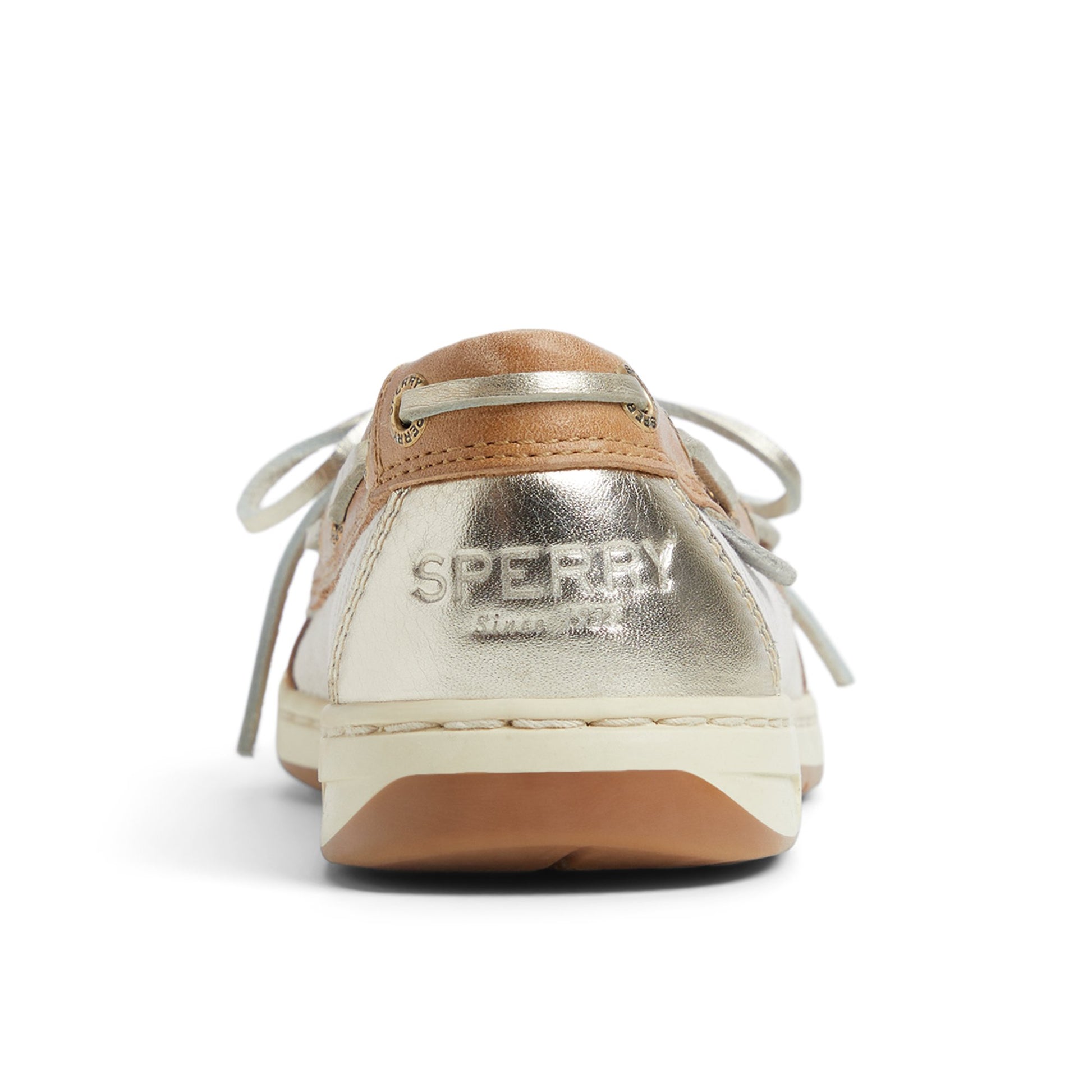 Three-quarter angle of Light Beige Angelfish 1 Eye Boat Shoe Boat Shoes's front side