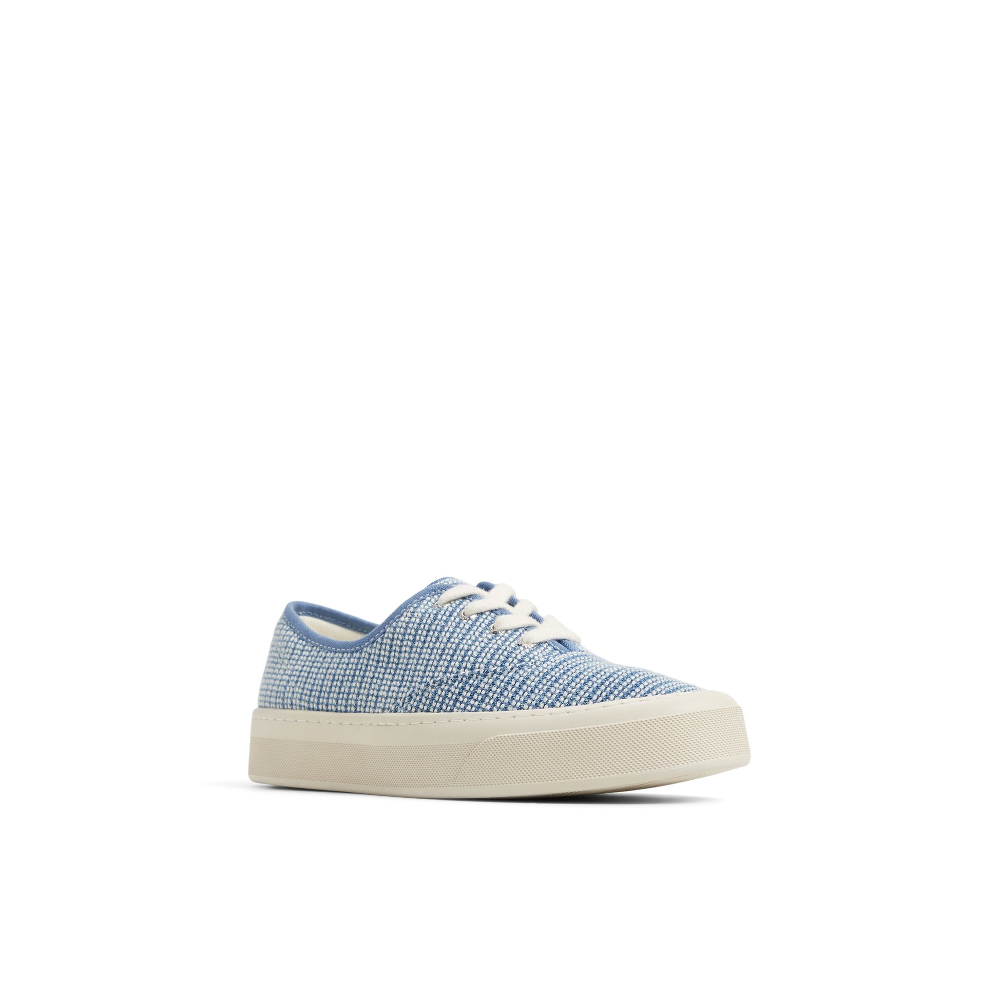 Side view of Blue/White Combo Candy CVO Sneakers Low Top Sneakers