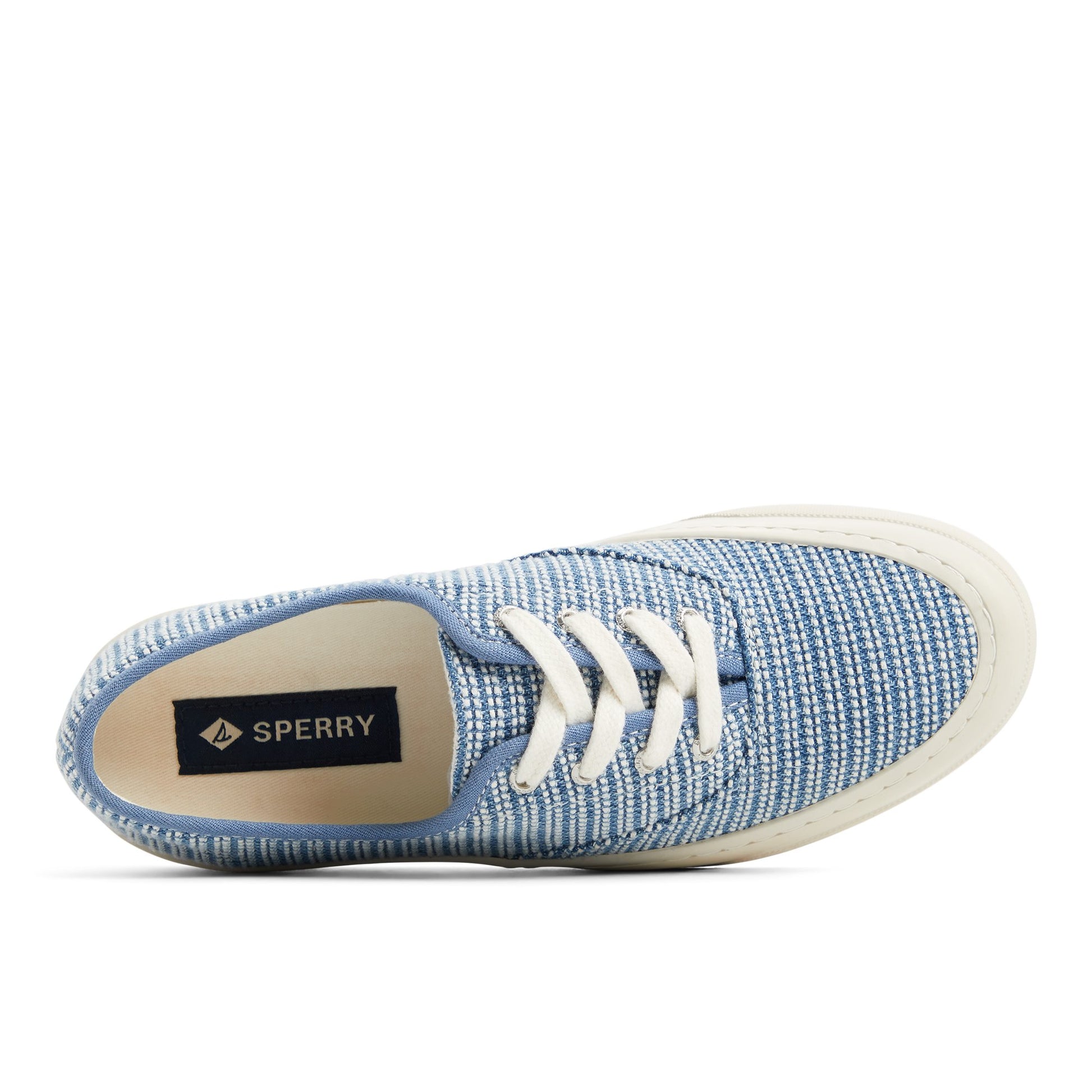 Top-down view of the Blue/White Combo Candy CVO Sneakers Low Top Sneakers