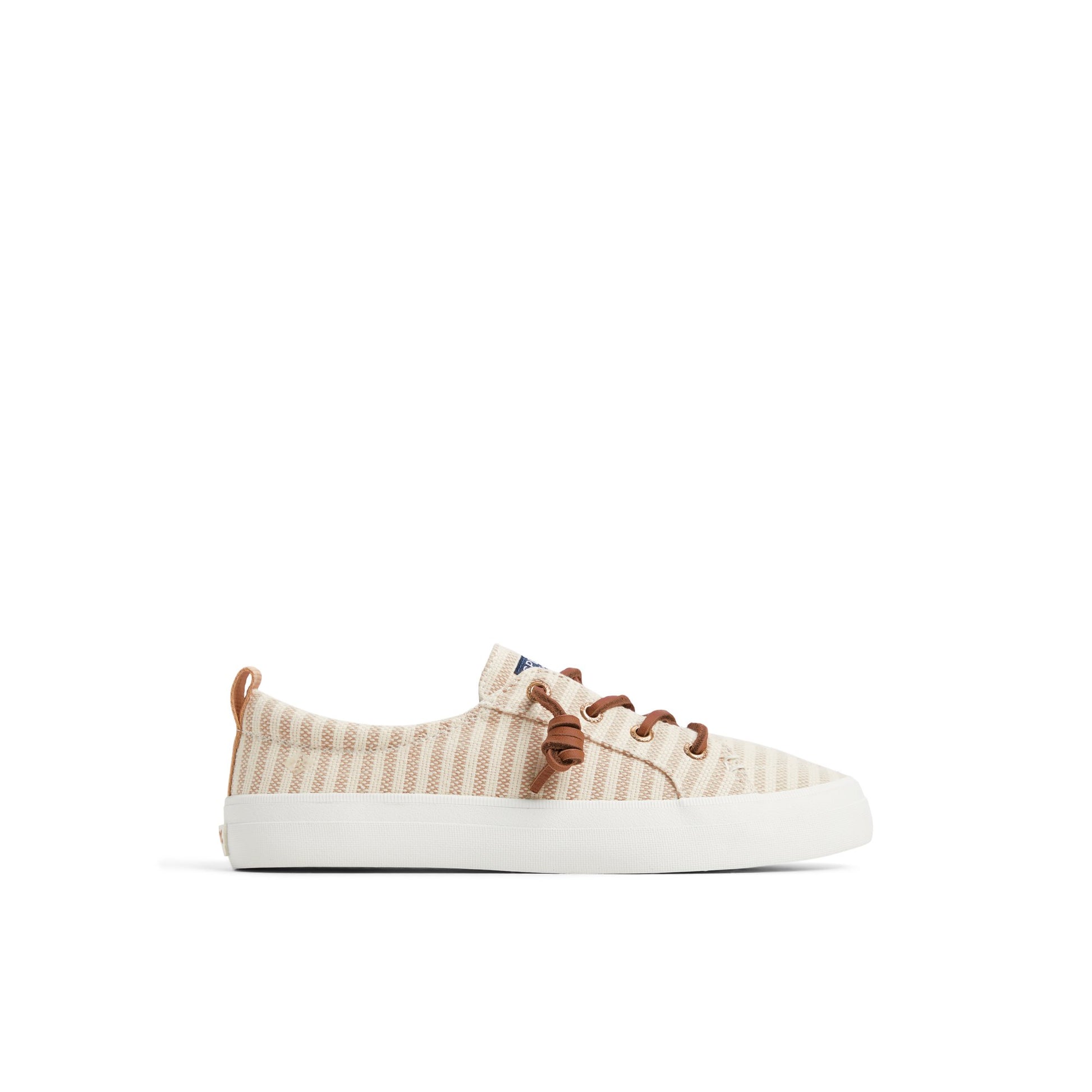 Main View of White/Bone Crest Vibe Sneaker Low Top Sneakers for Womens