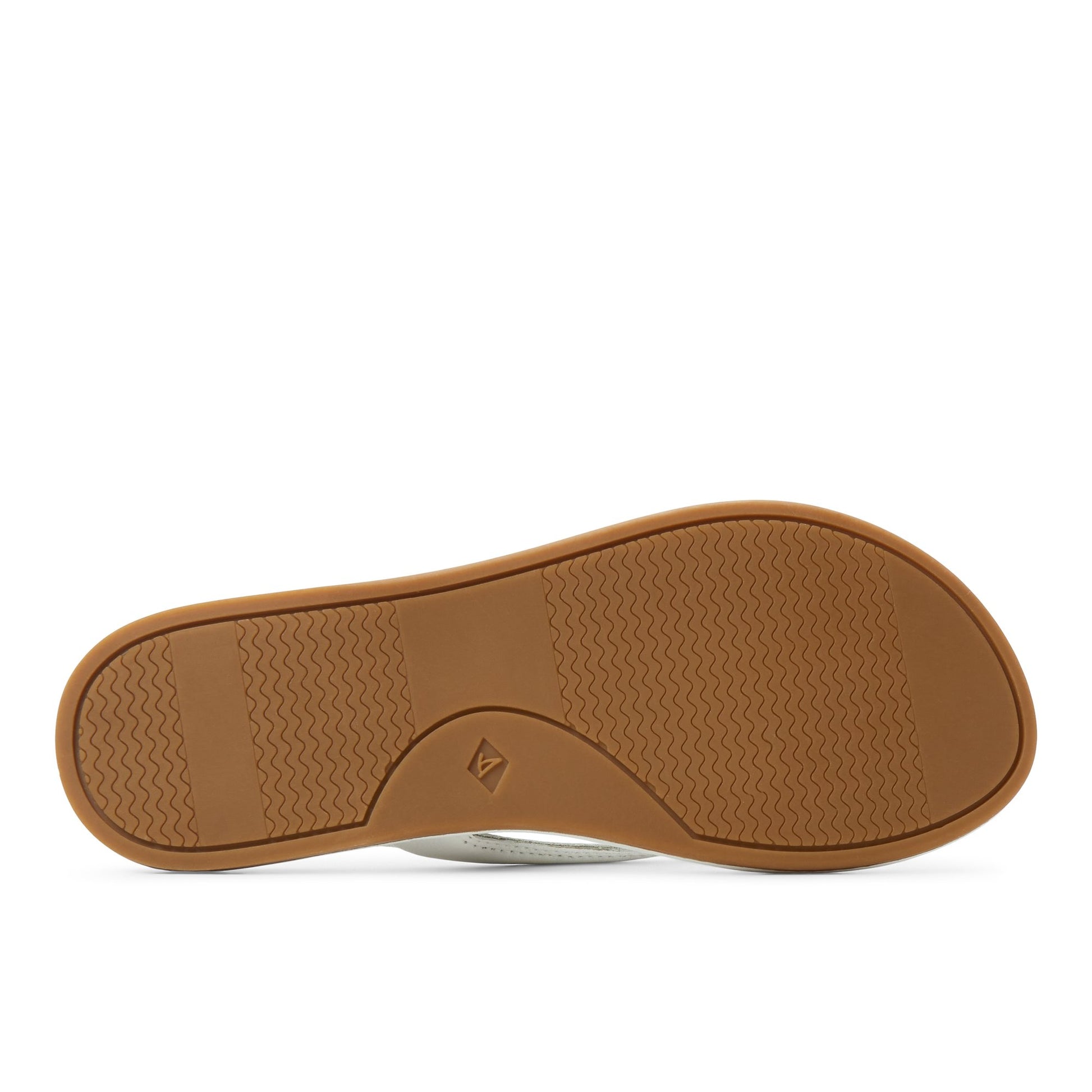 Close-up of the White Isla Sandal Flip Flop Thong Sandals