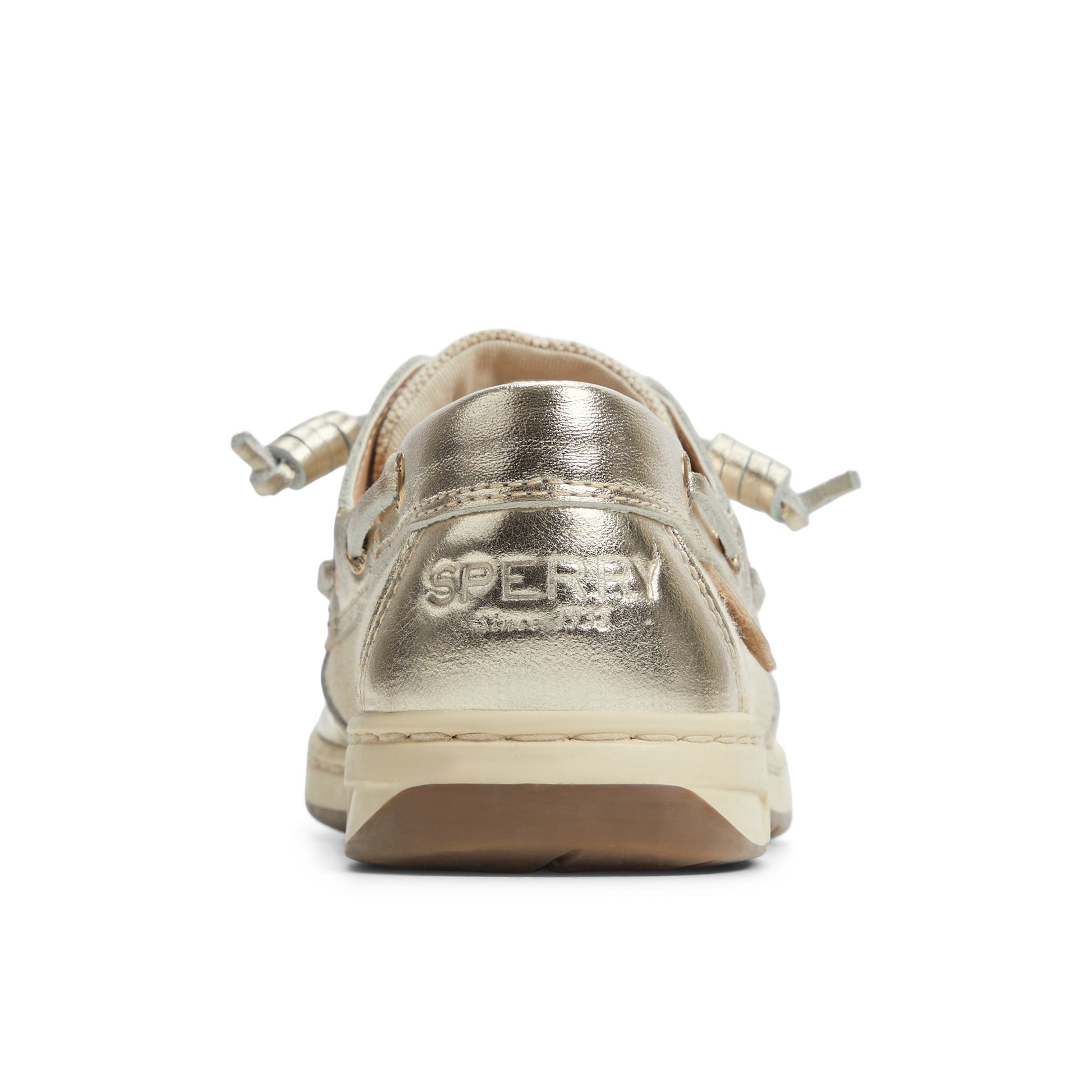 Three-quarter angle of Gold Rosefish 3 Eye Boat Shoe Boat Shoes's front side