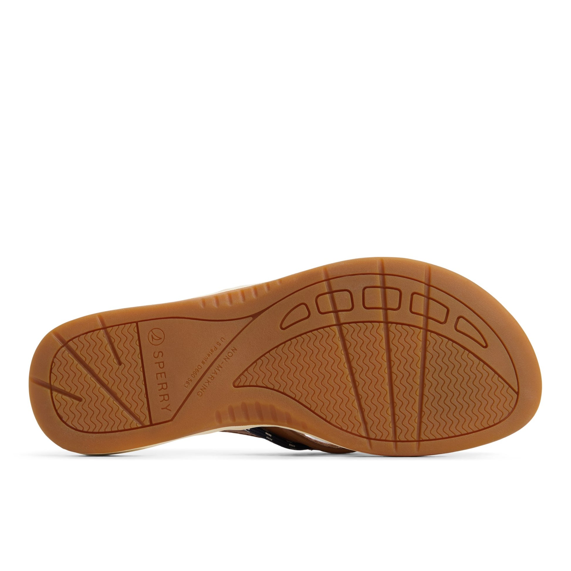 Close-up of the Light Brown Seafish 2 Thong Sandal Flip Flop Thong Sandals