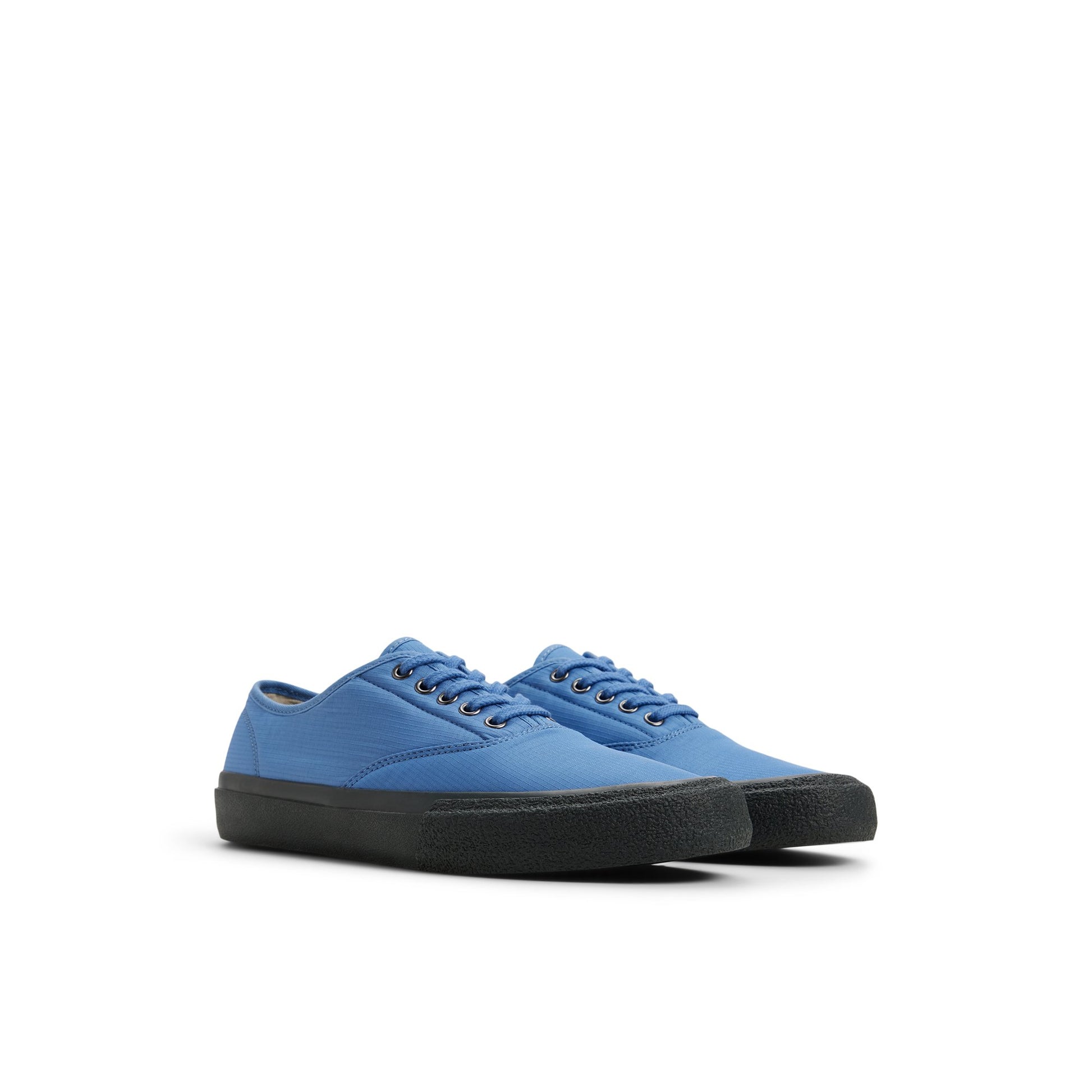 Side view of Blue Sperry x Colour Plus Companie CVO Low Top Sneakers