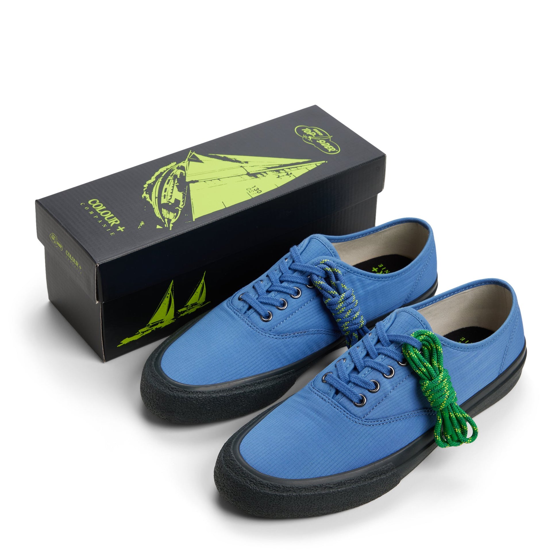 View of Blue Sperry x Colour Plus Companie CVO Low Top Sneakers's sole