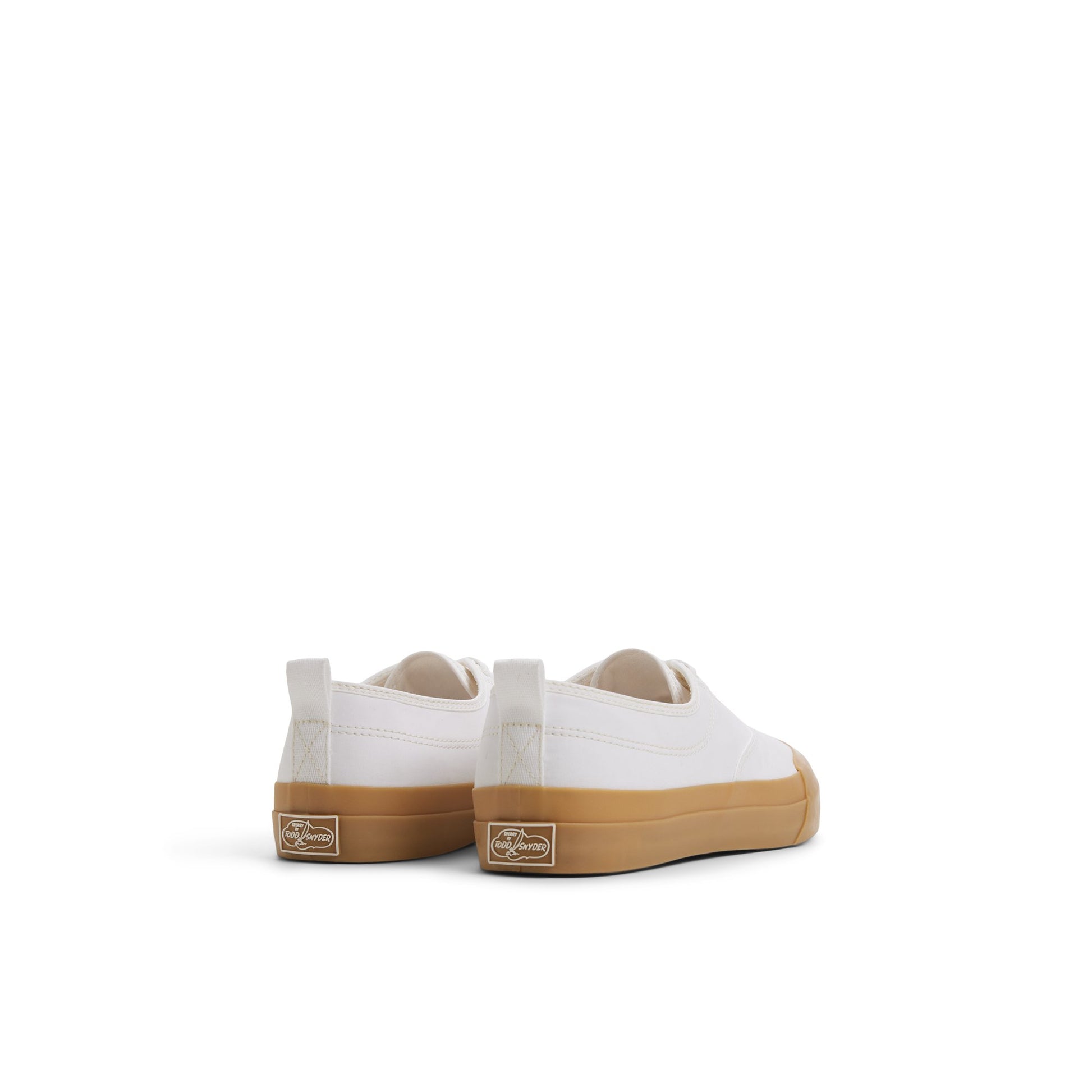 Three-quarter angle of White Sperry x Todd Snyder CVO Sneakers CVO Sneakers's front side