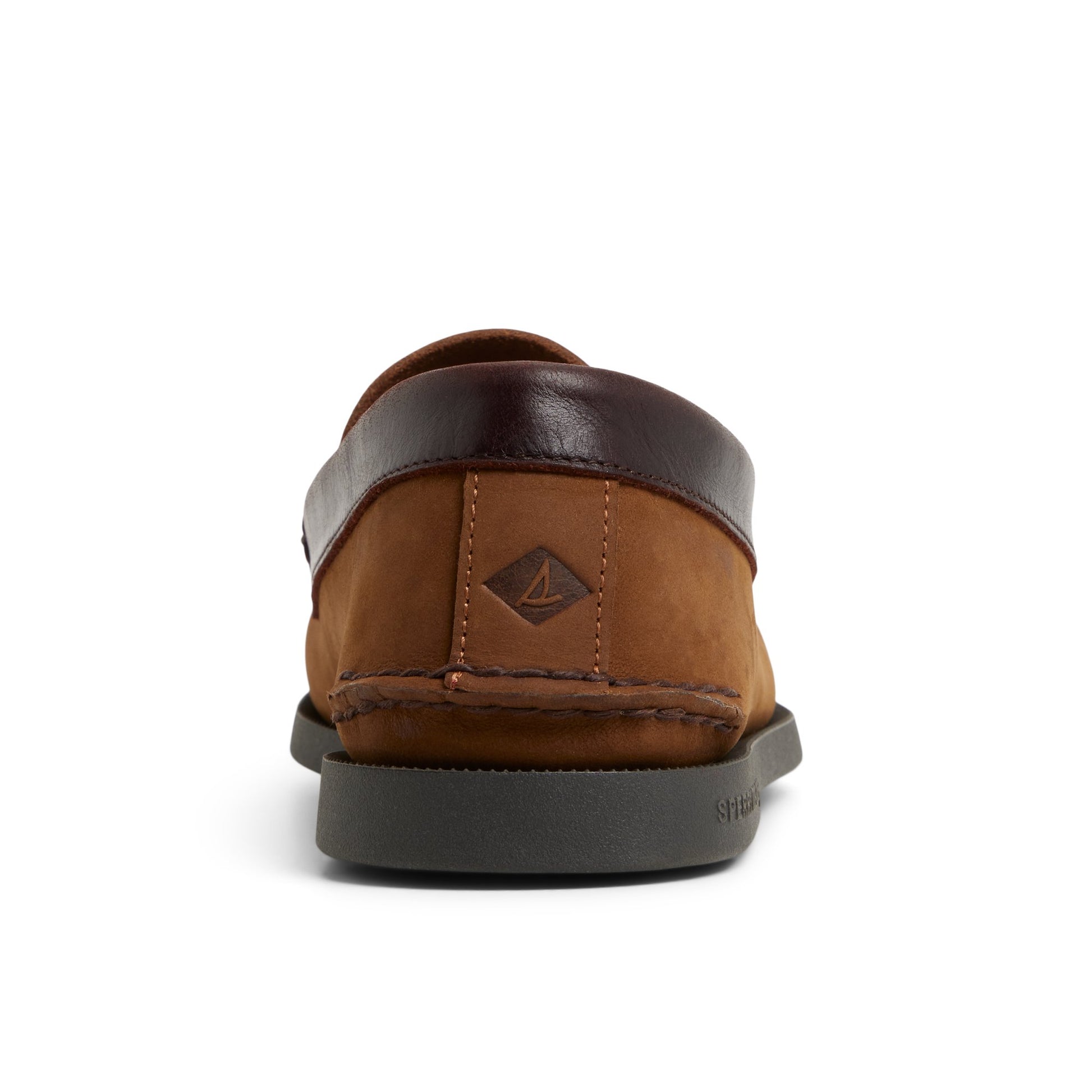 Three-quarter angle of Brown Authentic Original™ Harbor Loafer Loafer Moccasin Casual Shoes's front side