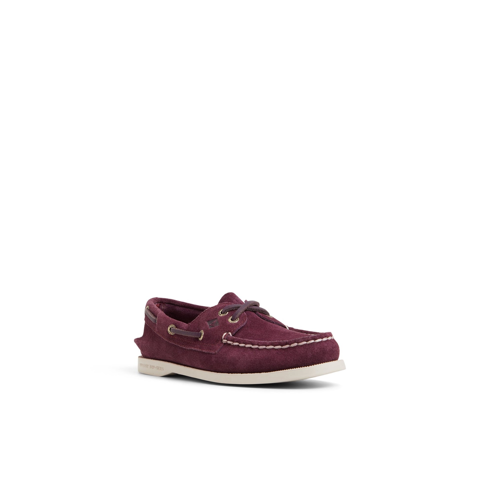 Side view of Prune Authentic Original™ 2 Eye Boat Shoe Boat Shoes