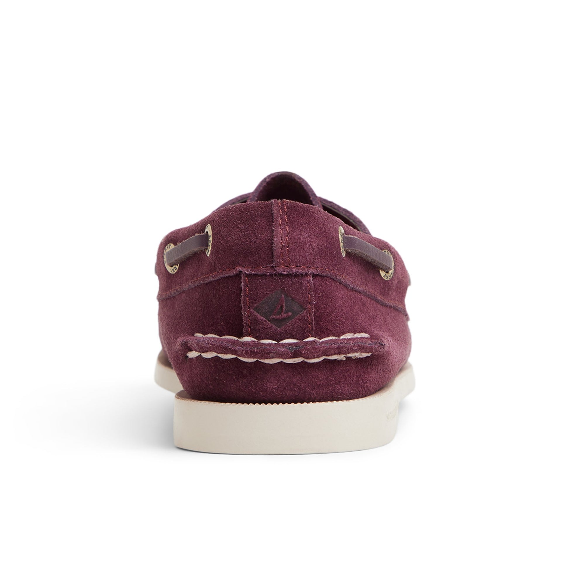 Three-quarter angle of Prune Authentic Original™ 2 Eye Boat Shoe Boat Shoes's front side