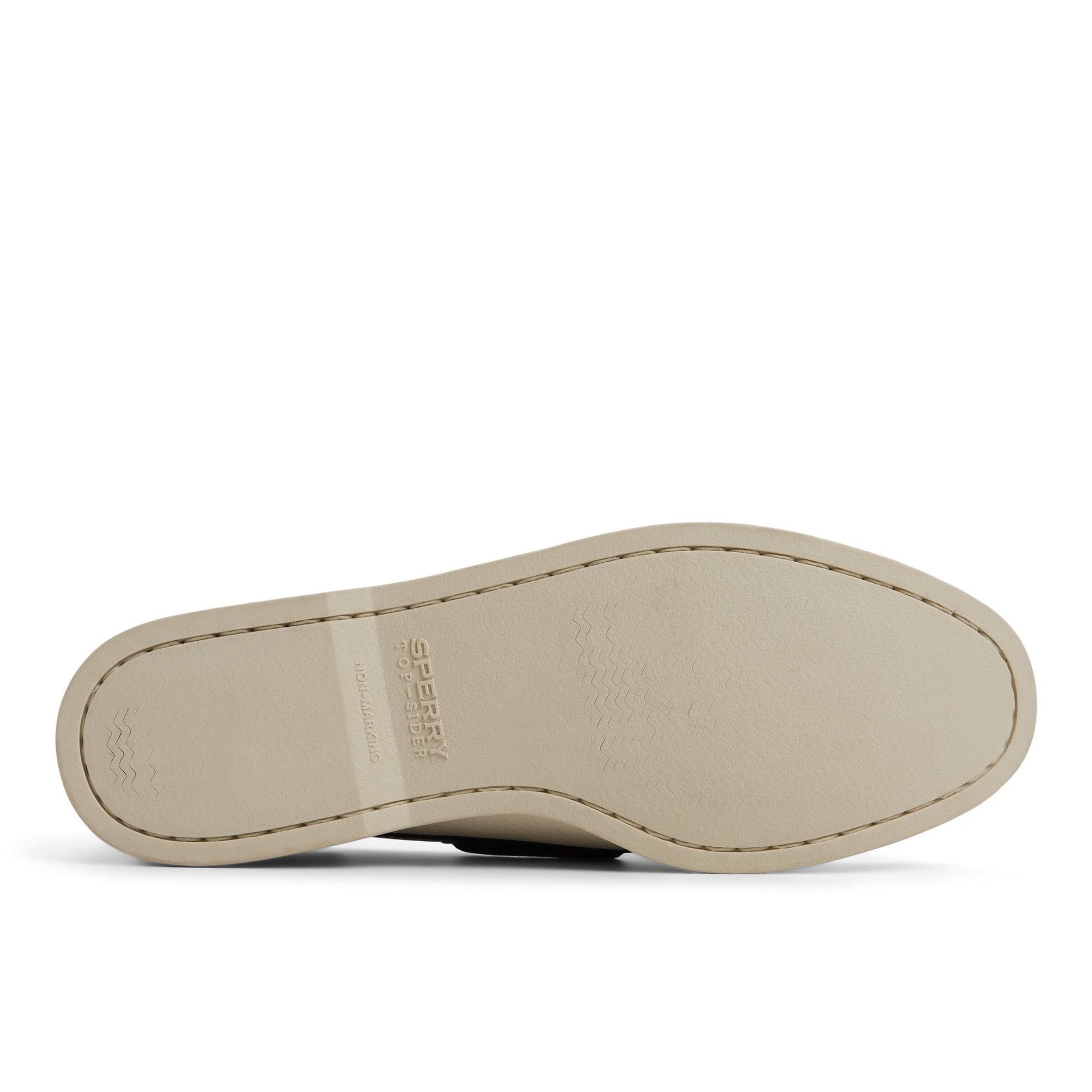 Close-up of the White Combo Authentic Original™ 2-Eye Boat Shoe Boat Shoes