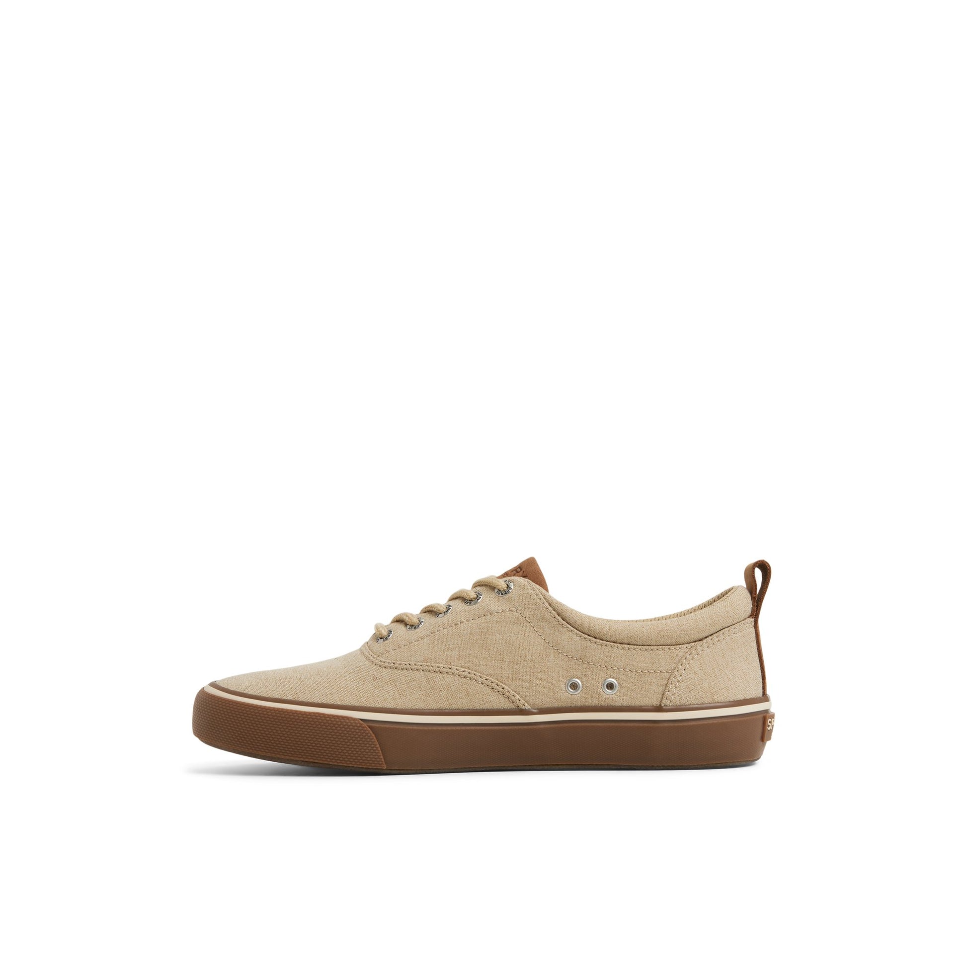 Three-quarter angle of Sand Deckside CVO Sneakers Vulcanized Sneaker's back side