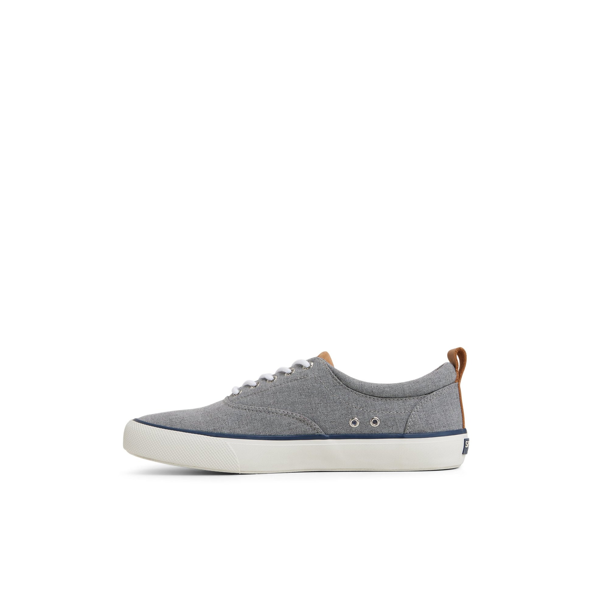 Three-quarter angle of Grey Deckside CVO Sneakers Vulcanized Sneaker's back side