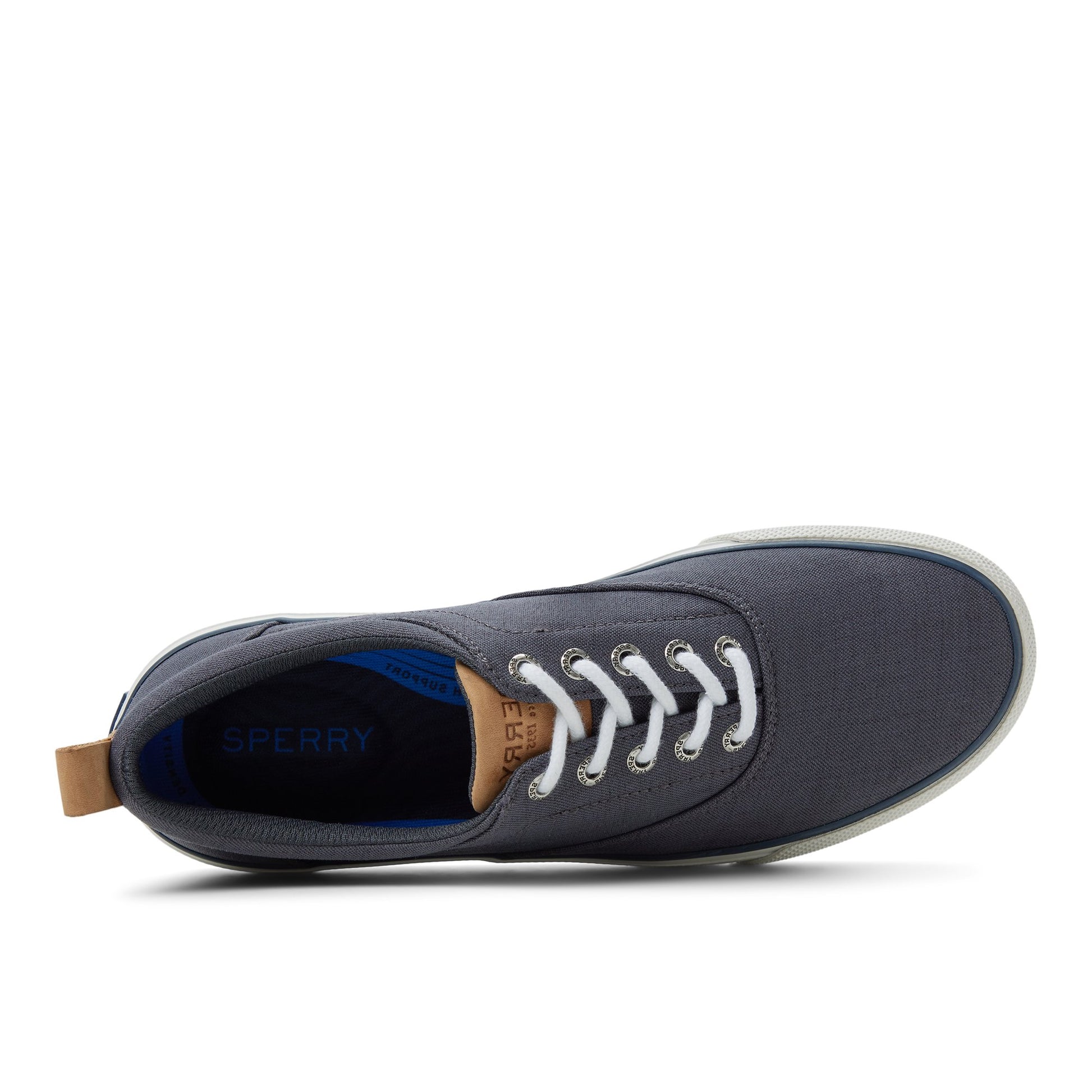 Top-down view of the Navy Deckside CVO Sneakers Vulcanized Sneaker