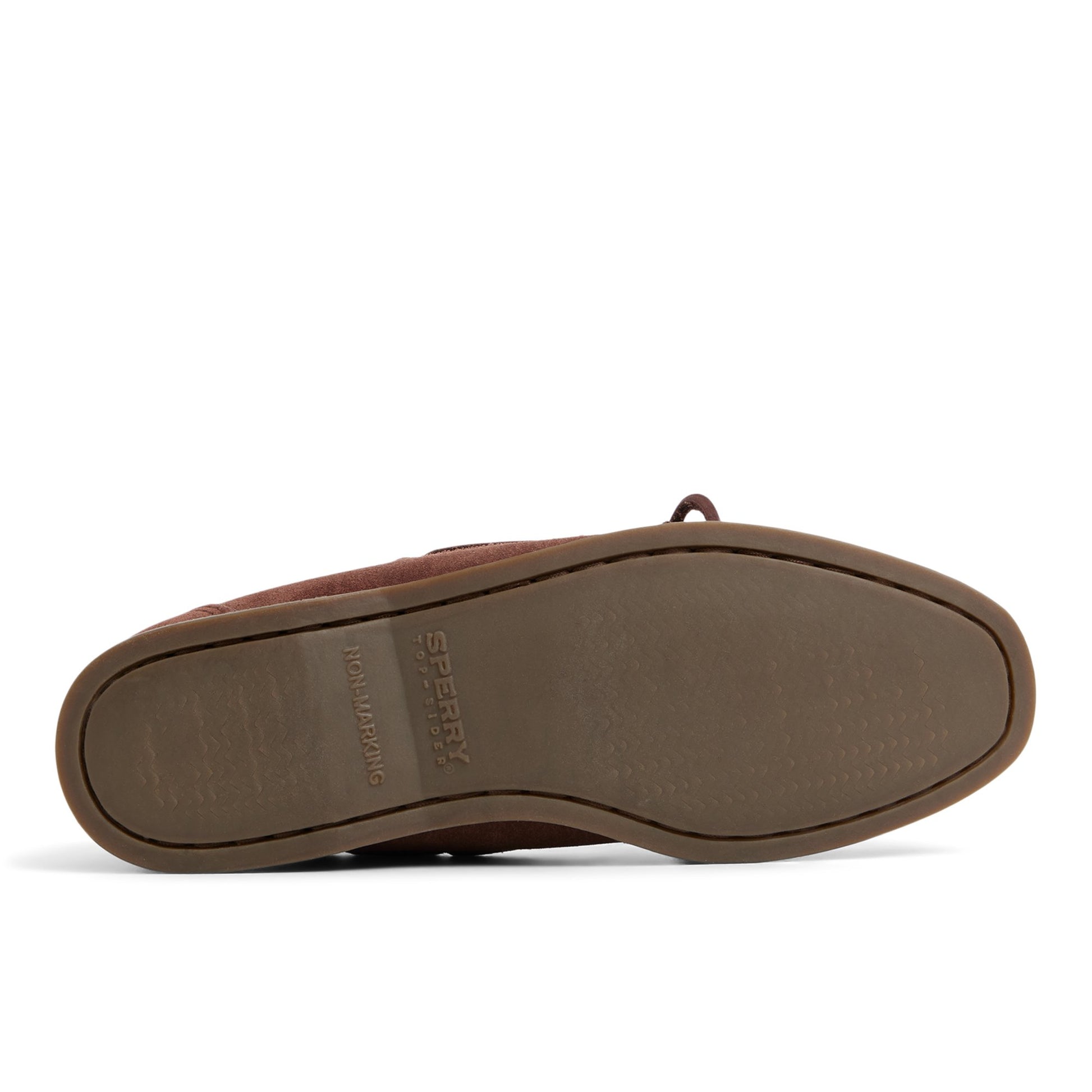 Close-up of the Dark choco Authentic Original™ 1 Eye Boat Shoe Boat Shoes